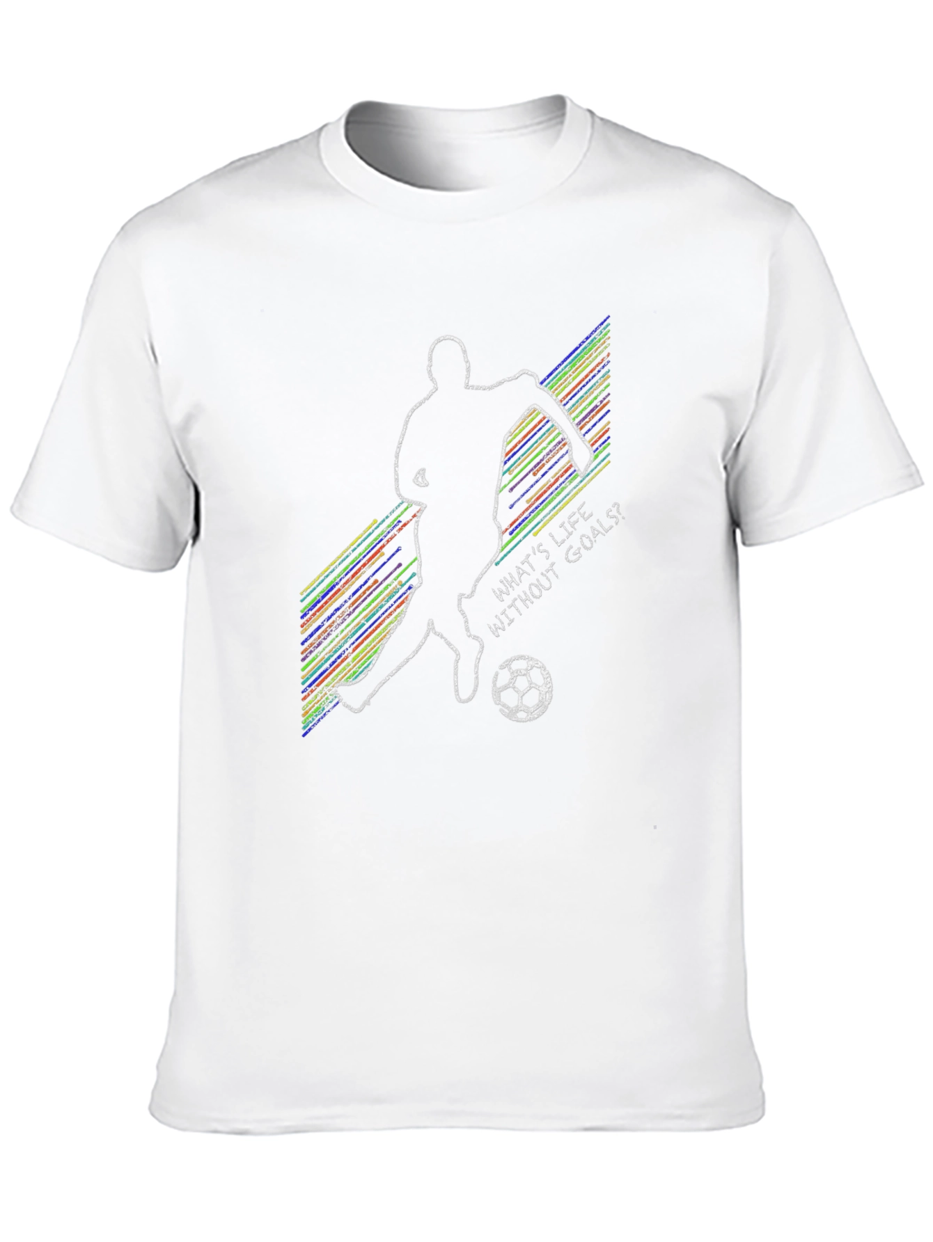 Soccer Life Goals T-Shirt Sporty Graphic Tee