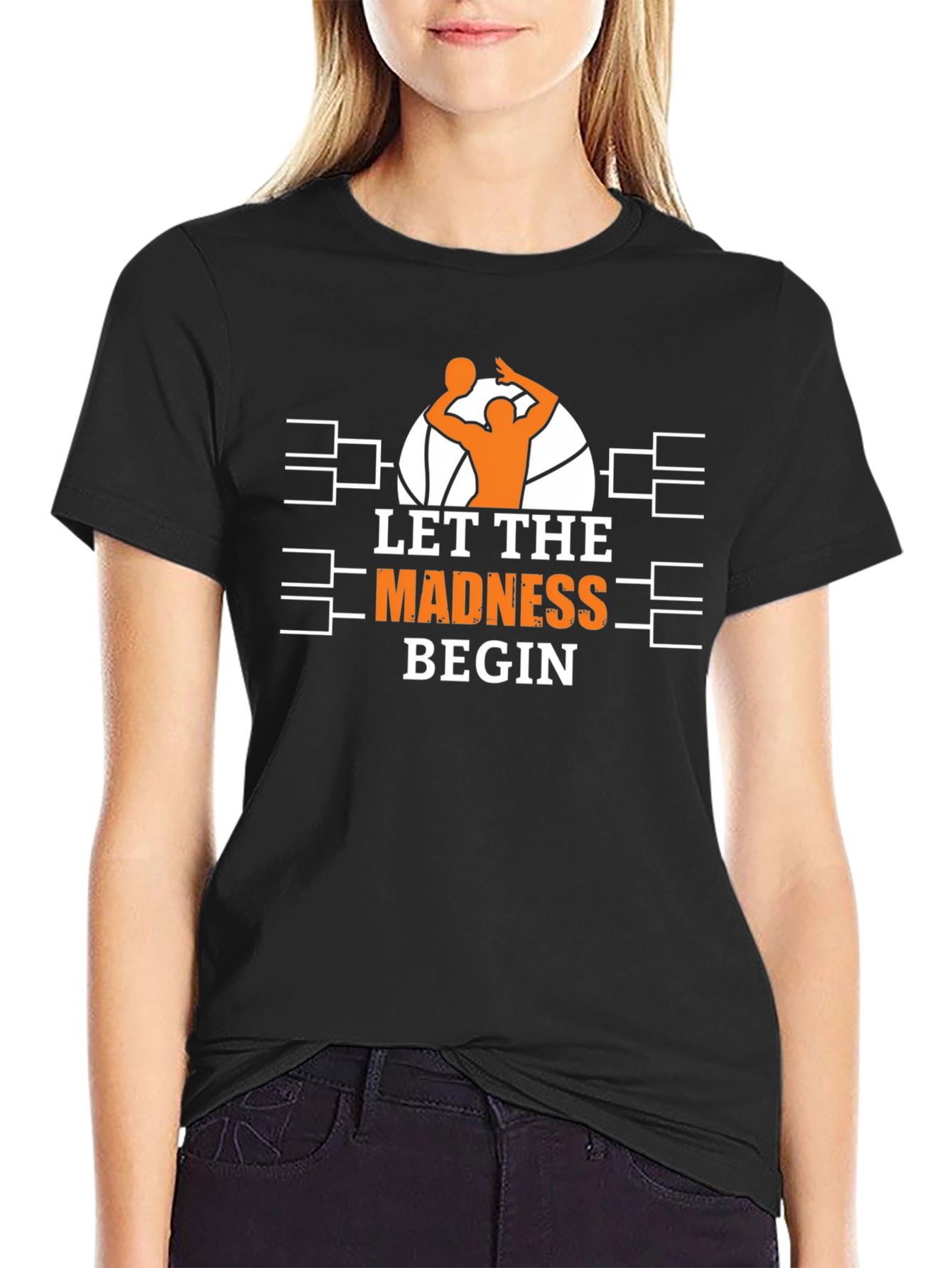 Let The Madness Begin Basketball T-Shirt