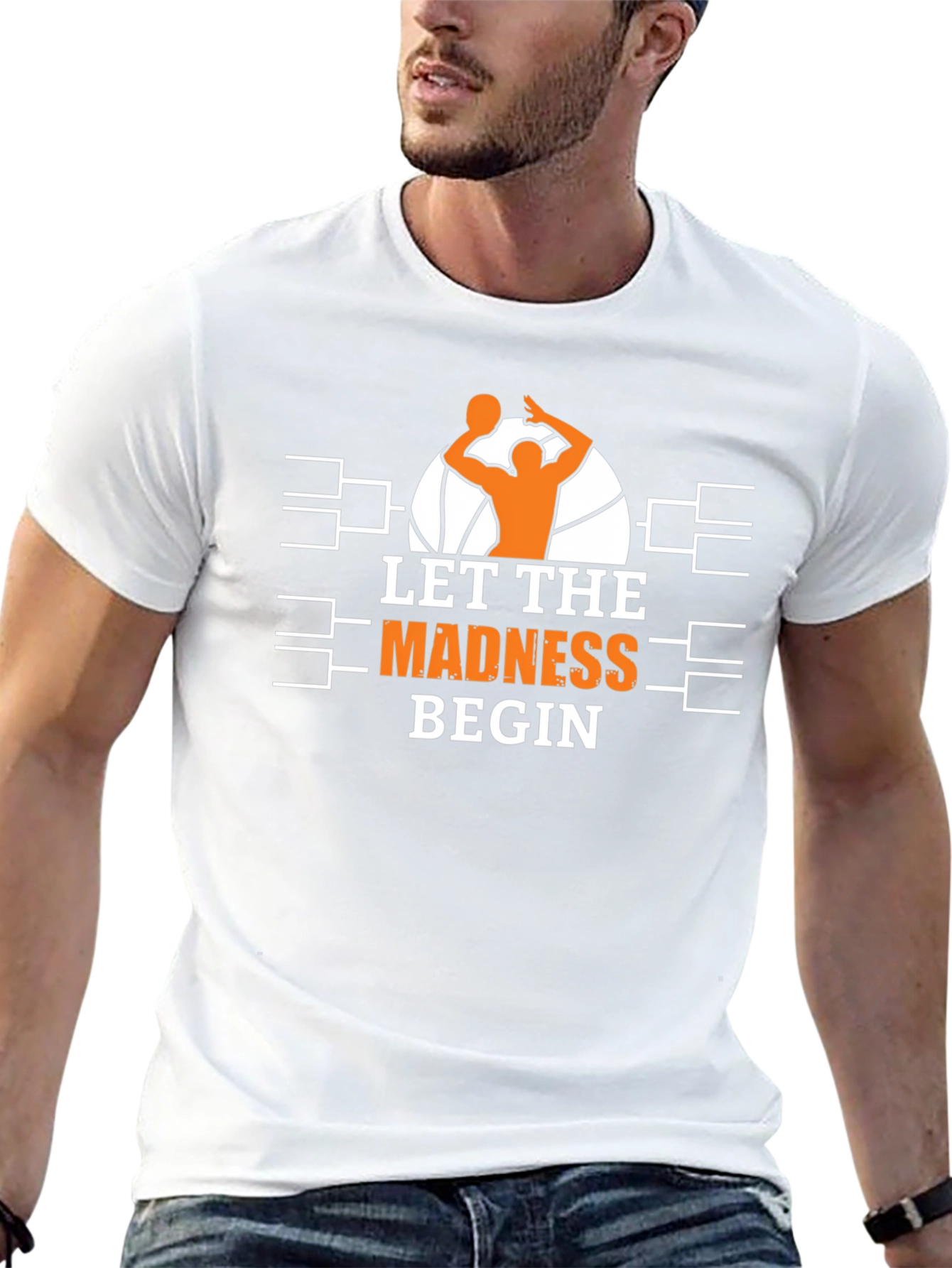 Let The Madness Begin Basketball T-Shirt
