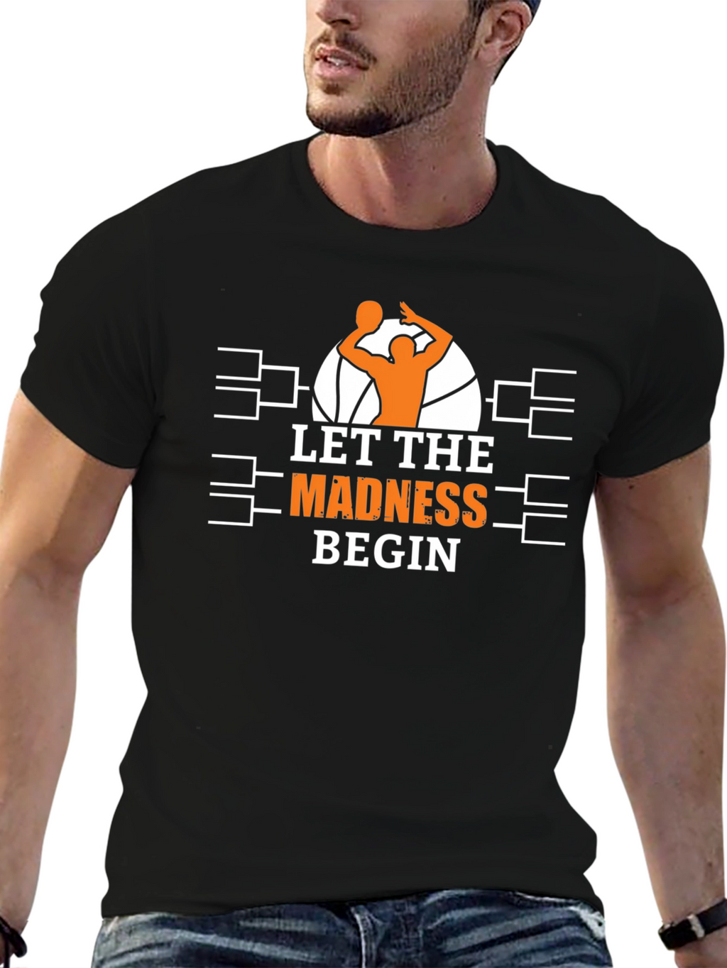 Let The Madness Begin Basketball T-Shirt