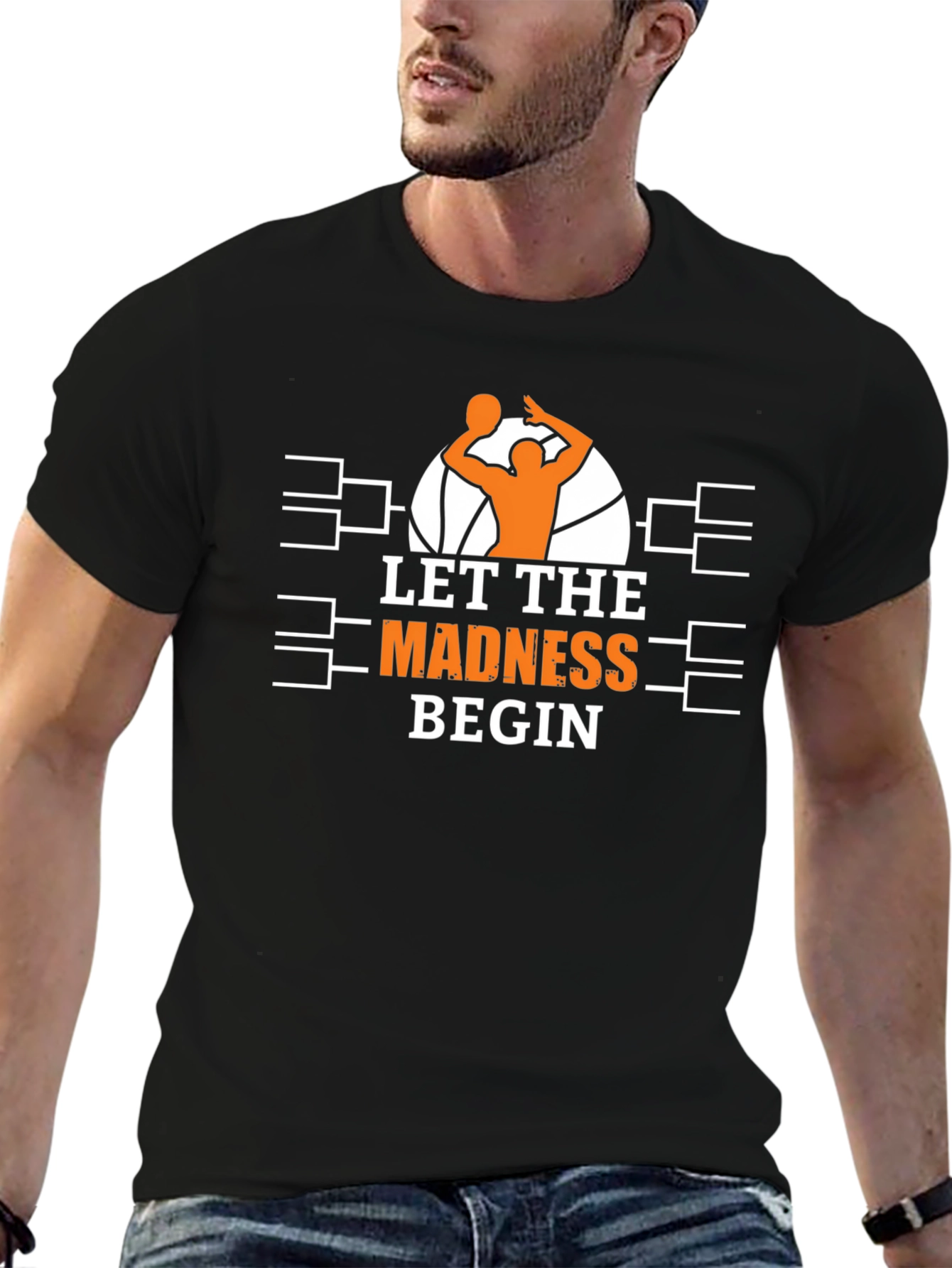 Let The Madness Begin Basketball T-Shirt