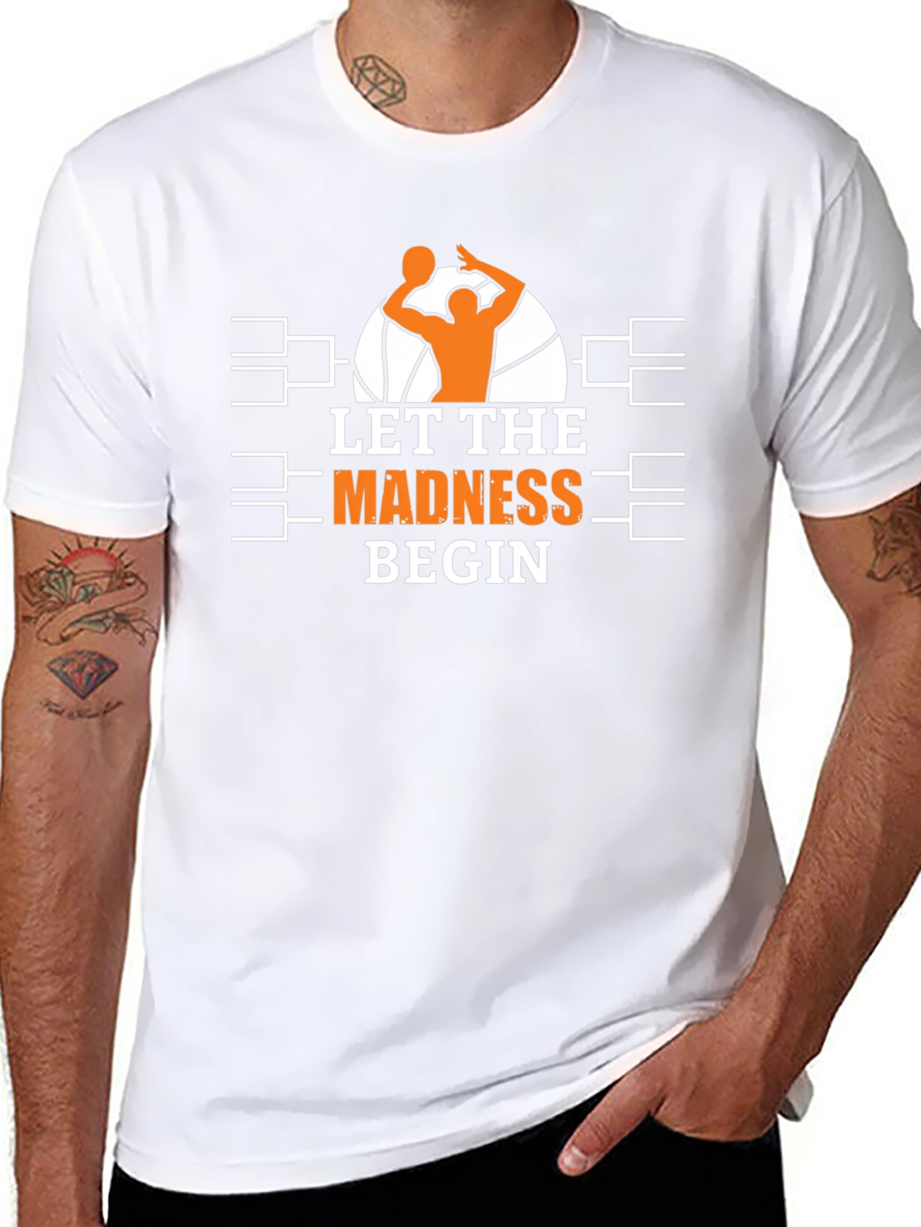 Let The Madness Begin Basketball T-Shirt