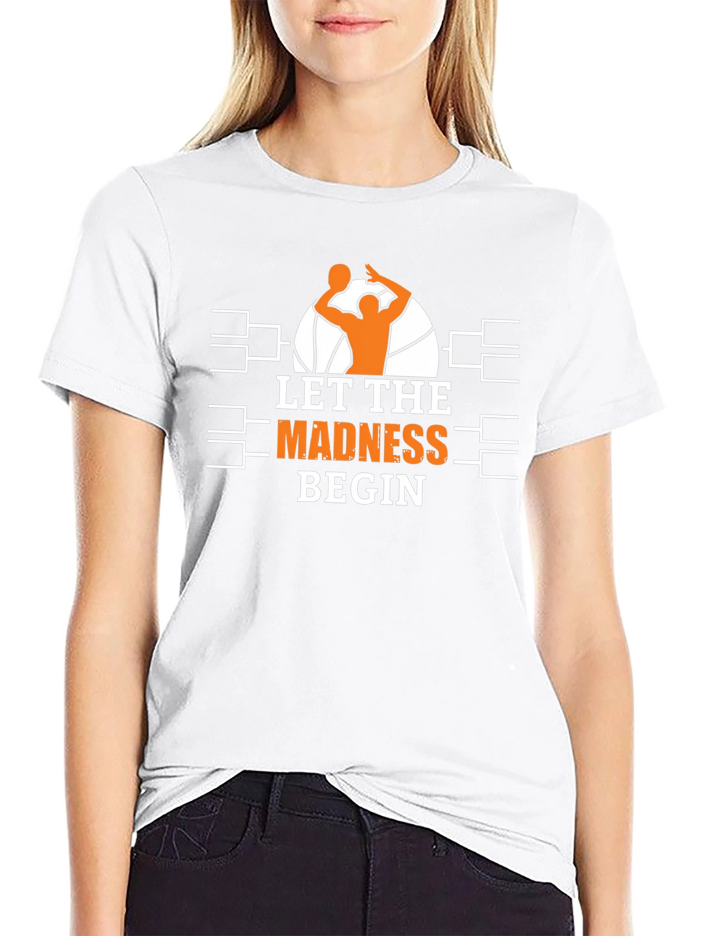 Let The Madness Begin Basketball T-Shirt