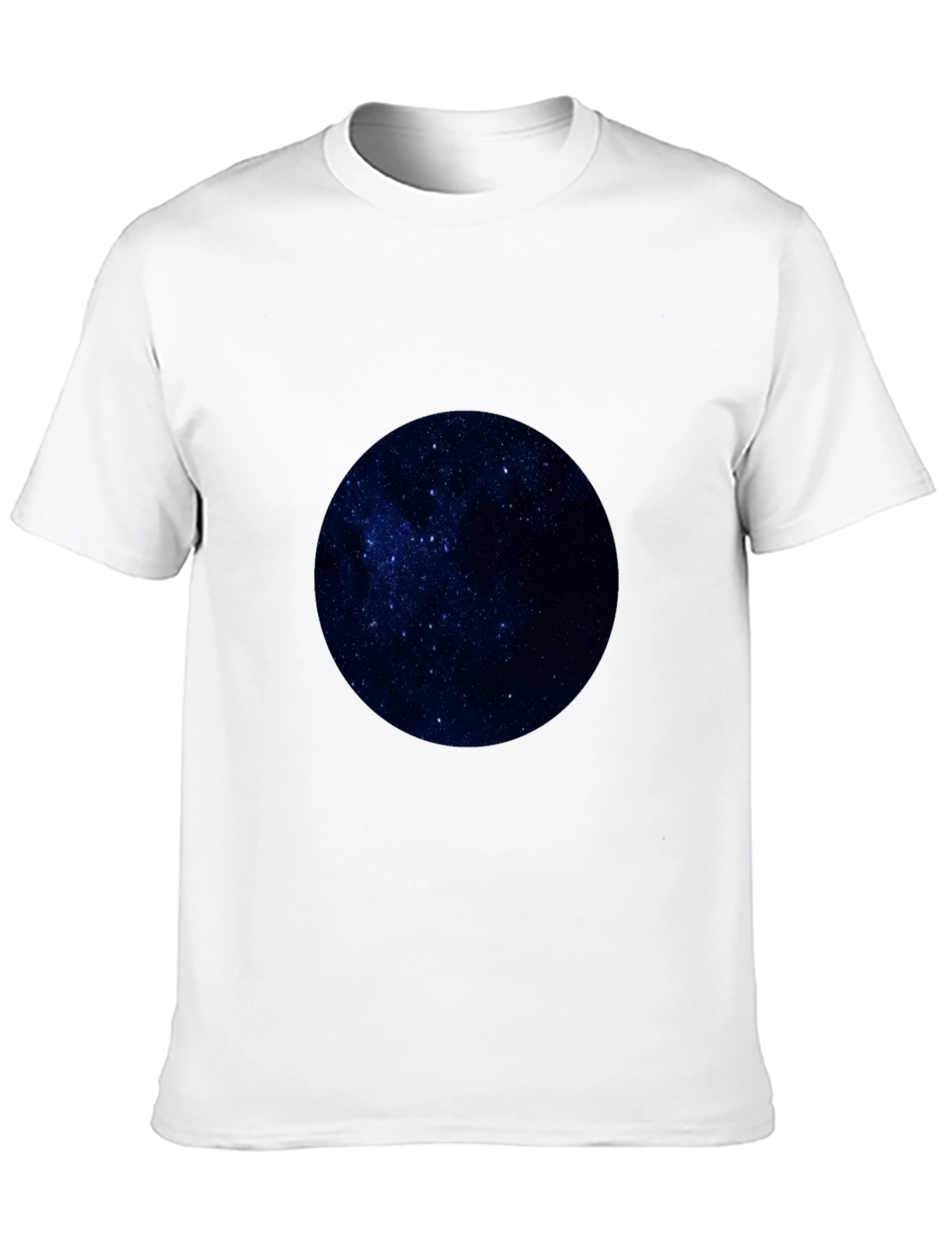 Celestial Sphere Graphic Tee - Black Cotton Comfort
