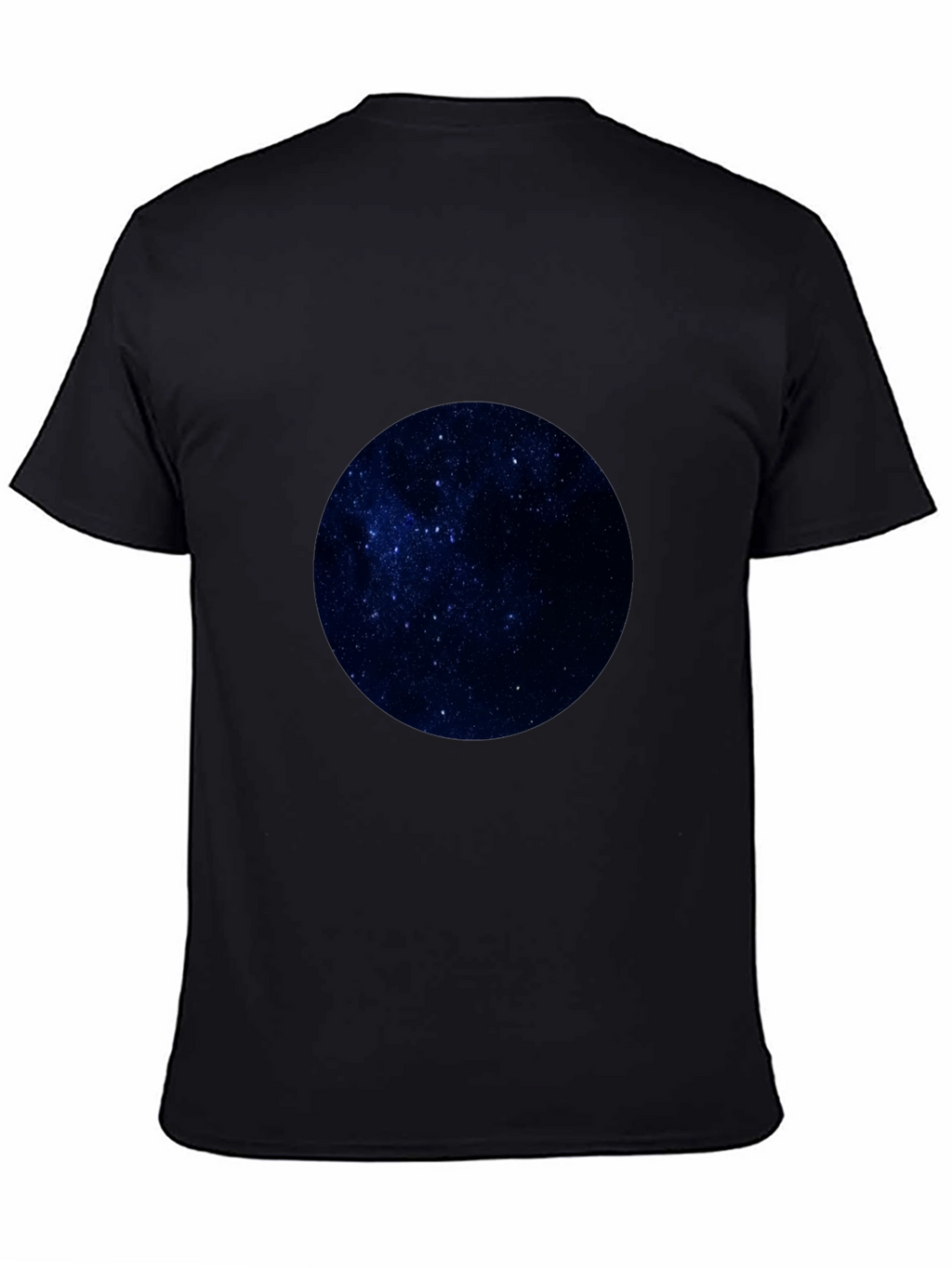 Celestial Sphere Graphic Tee - Black Cotton Comfort
