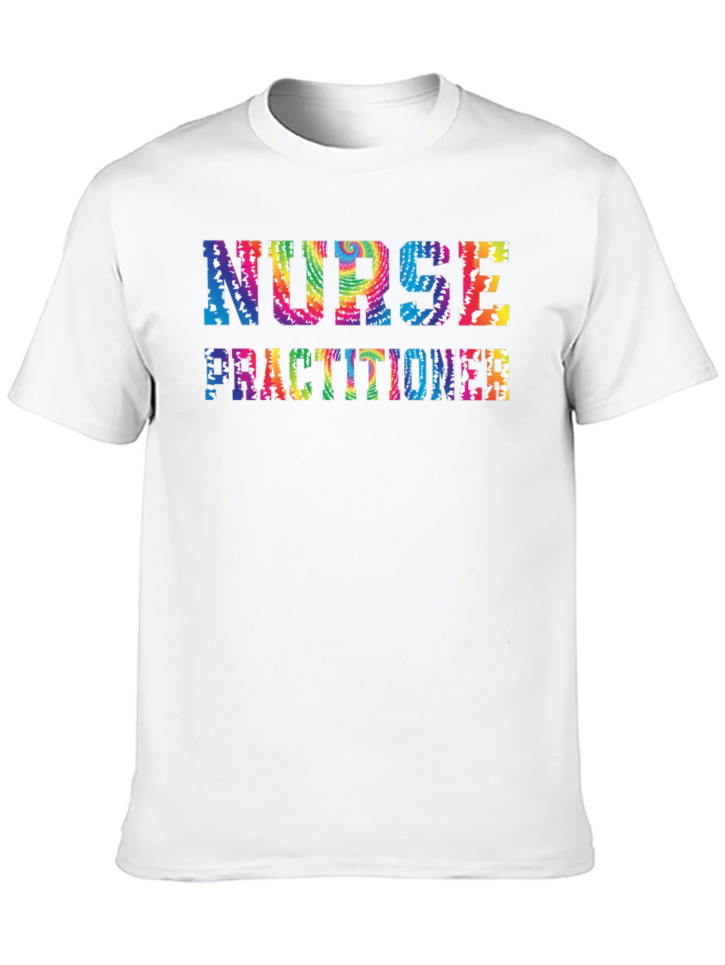 Nurse Practitioner Tie Dye T-Shirt Black