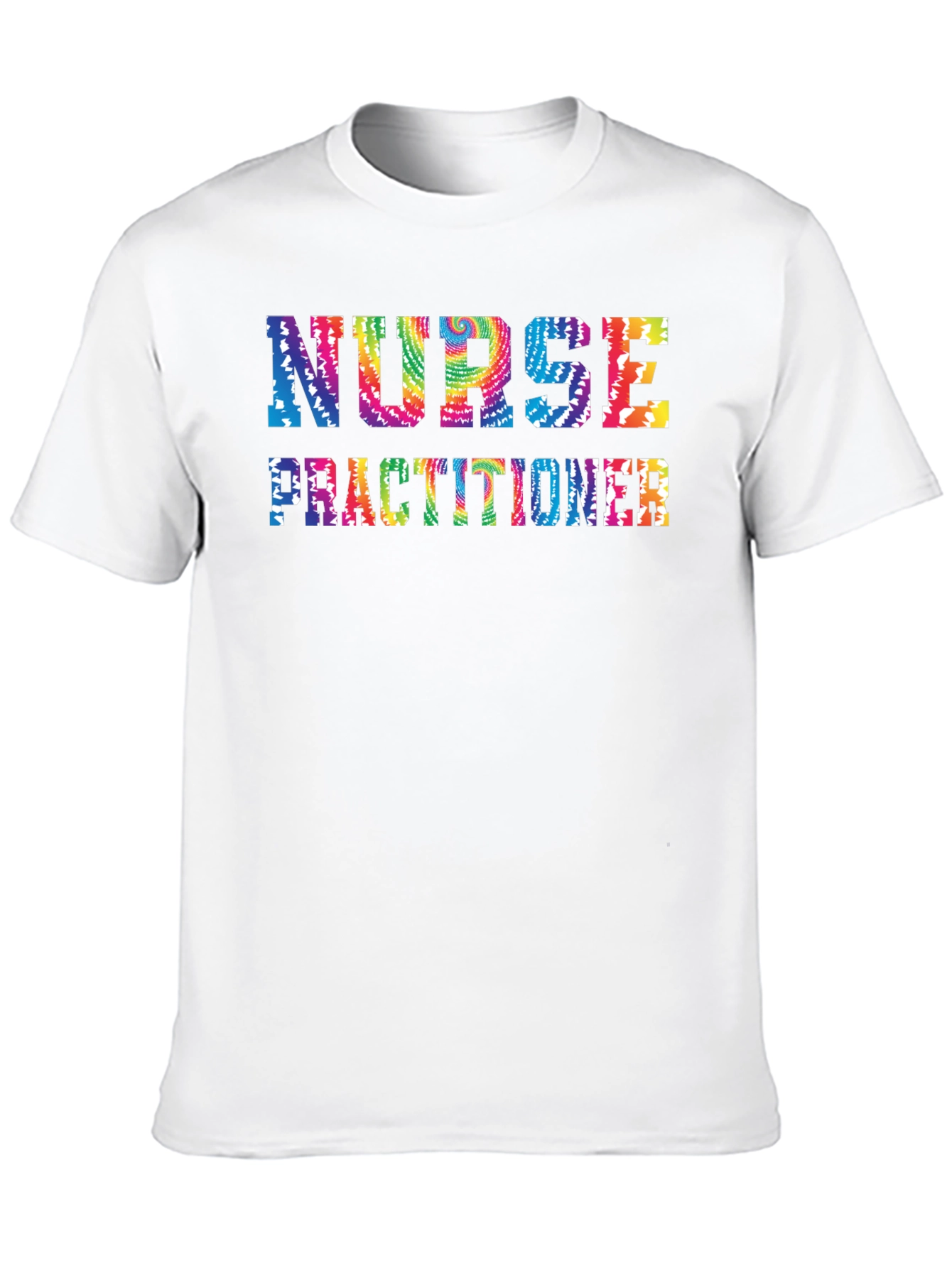 Nurse Practitioner Tie Dye T-Shirt Black