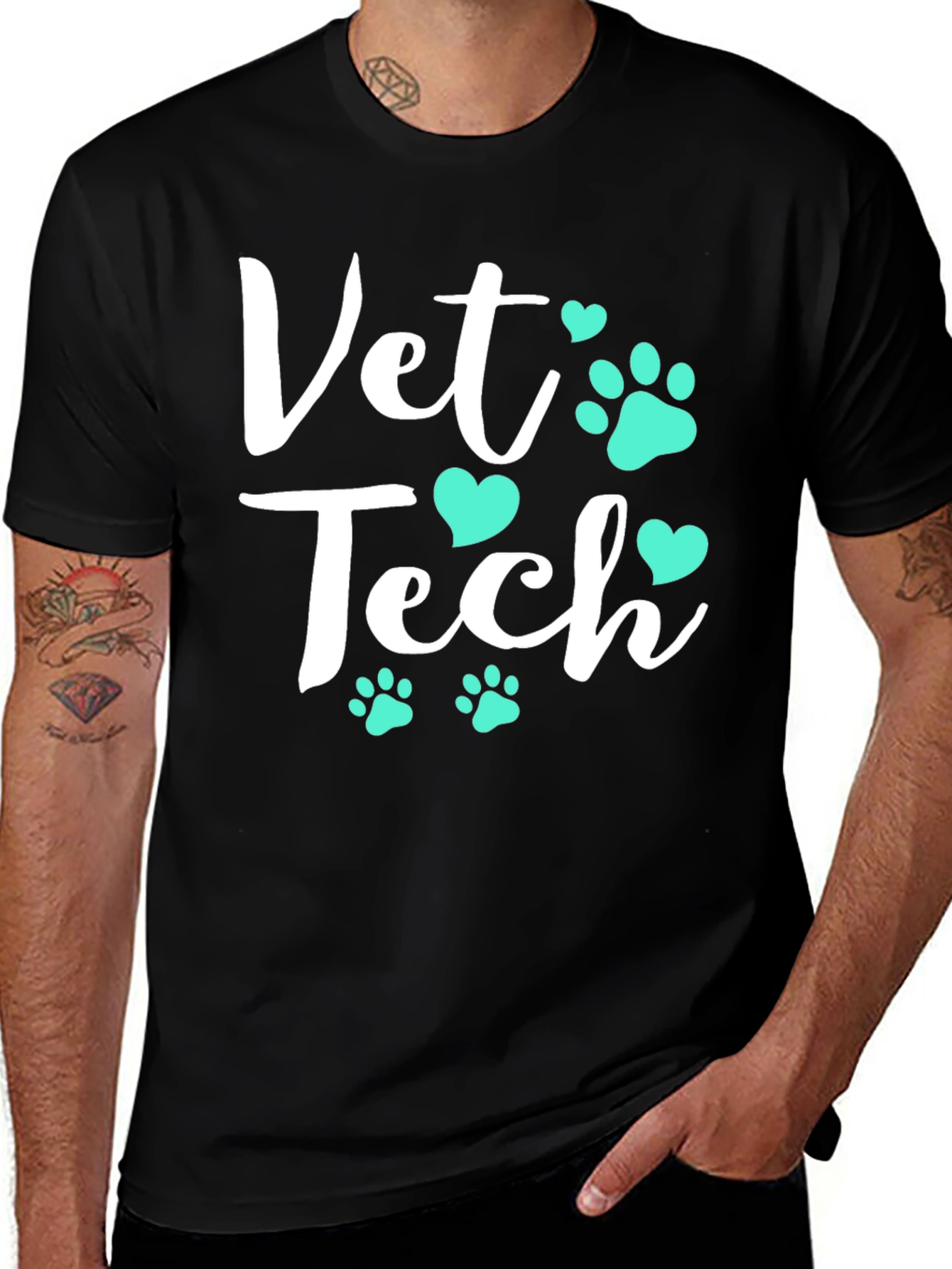 Vet Tech T-Shirt - Animal Lover Tee
