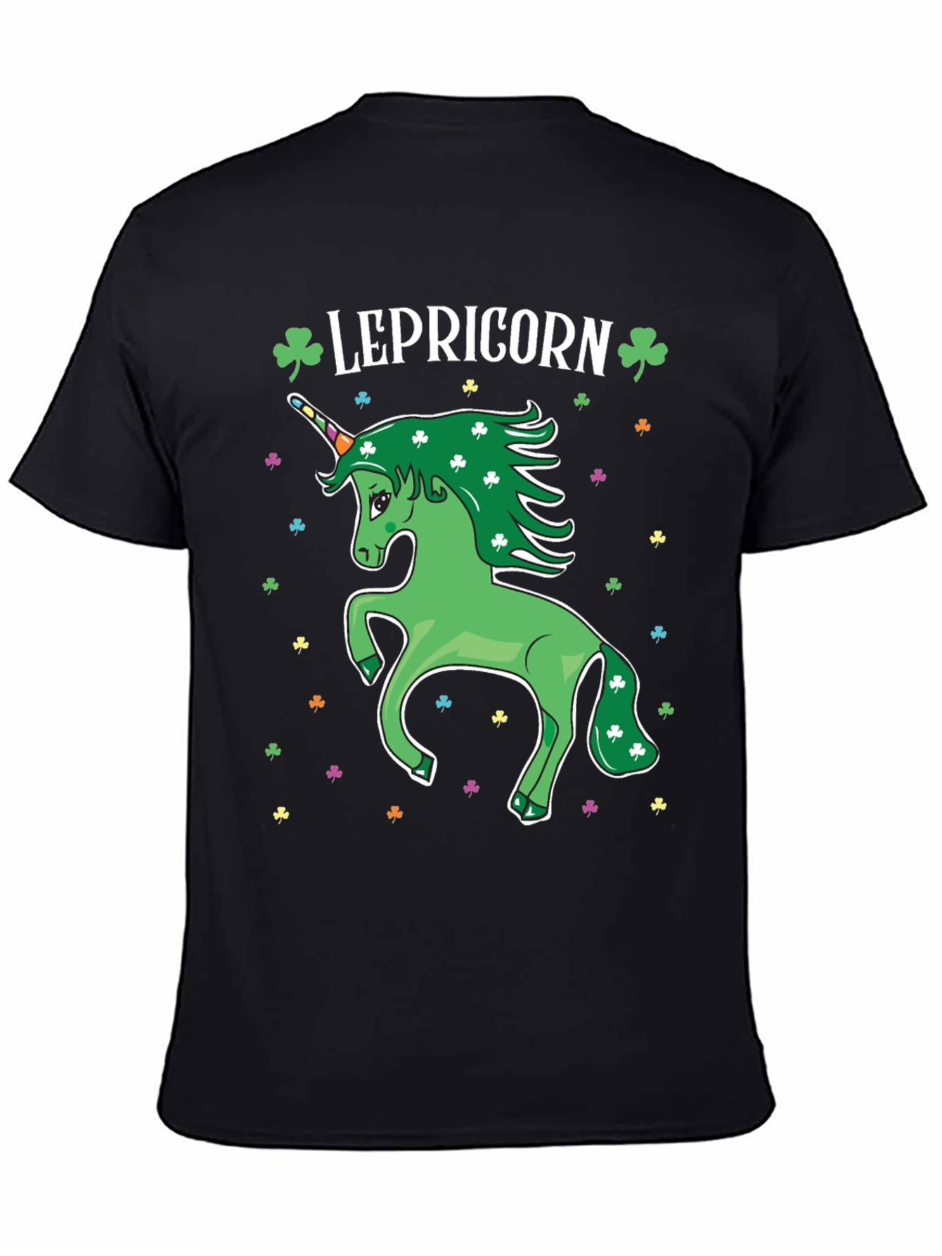 Lepricon Unicorn St. Patricks Day Graphic Tee