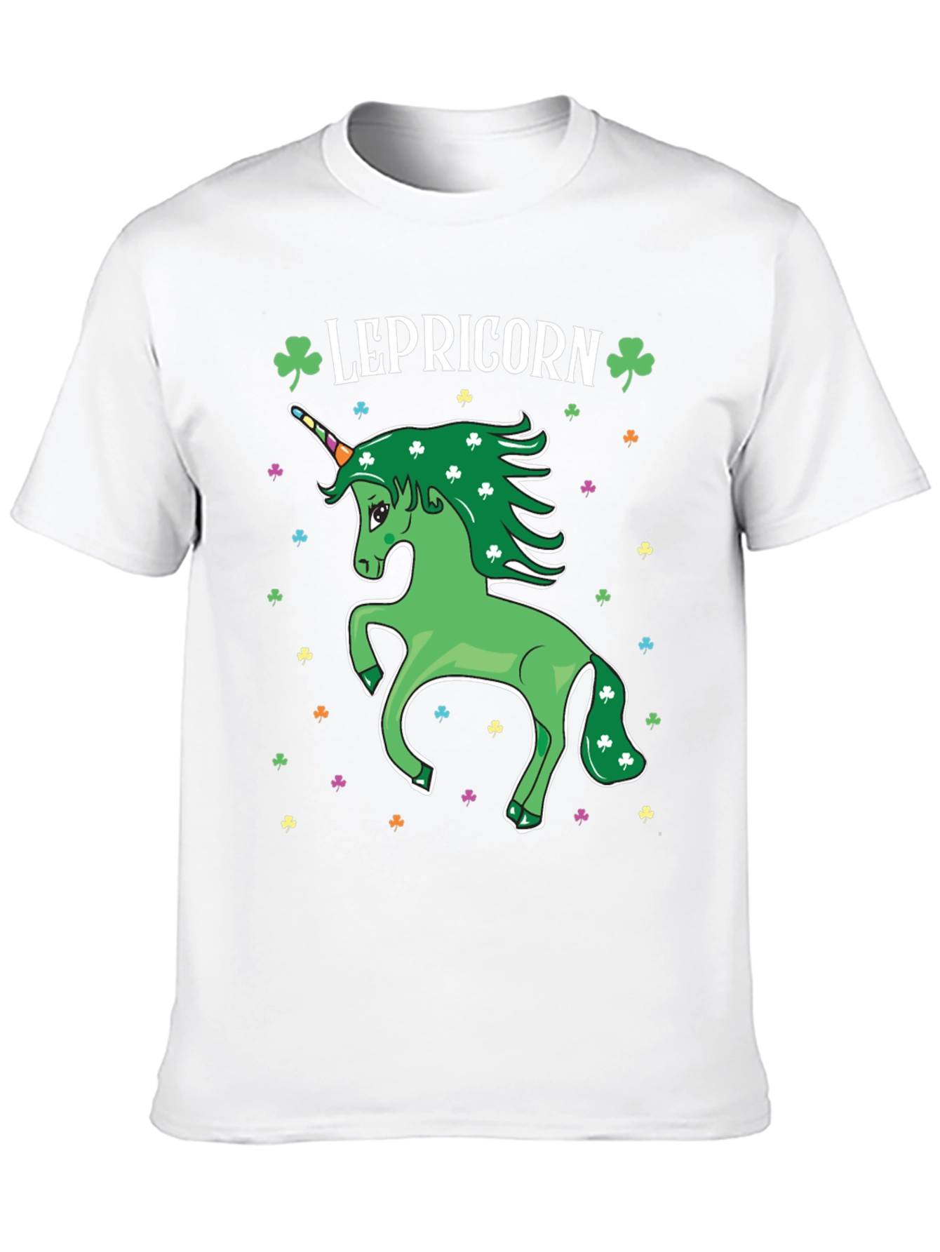 Lepricon Unicorn St. Patricks Day Graphic Tee