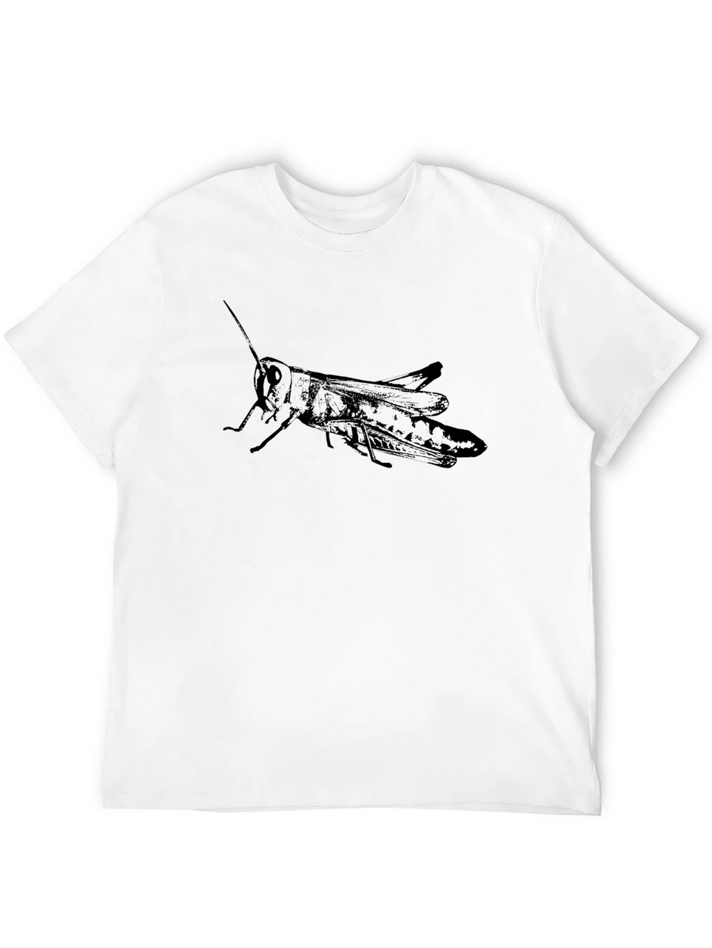 Grasshopper Graphic T-Shirt - Cool Insect Design