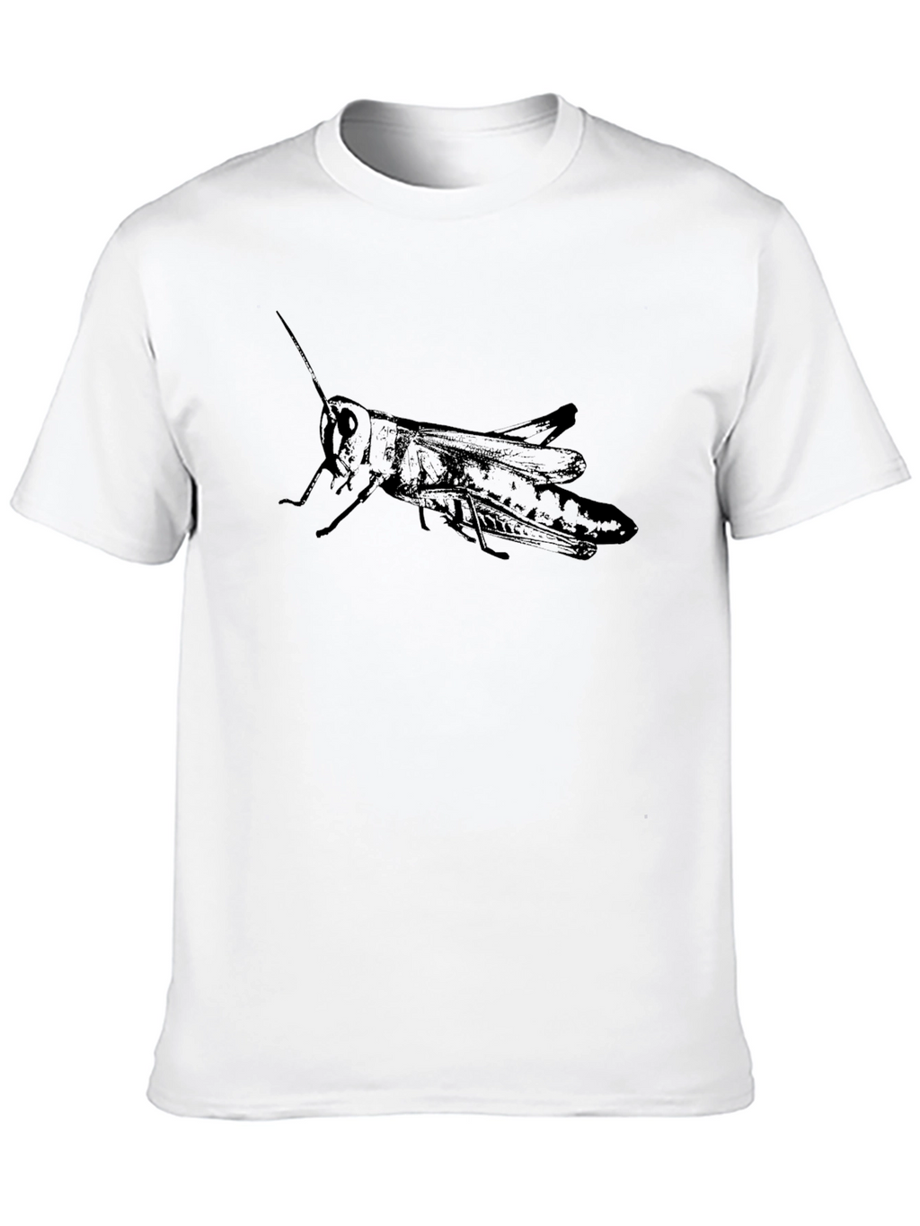 Grasshopper Graphic T-Shirt - Cool Insect Design