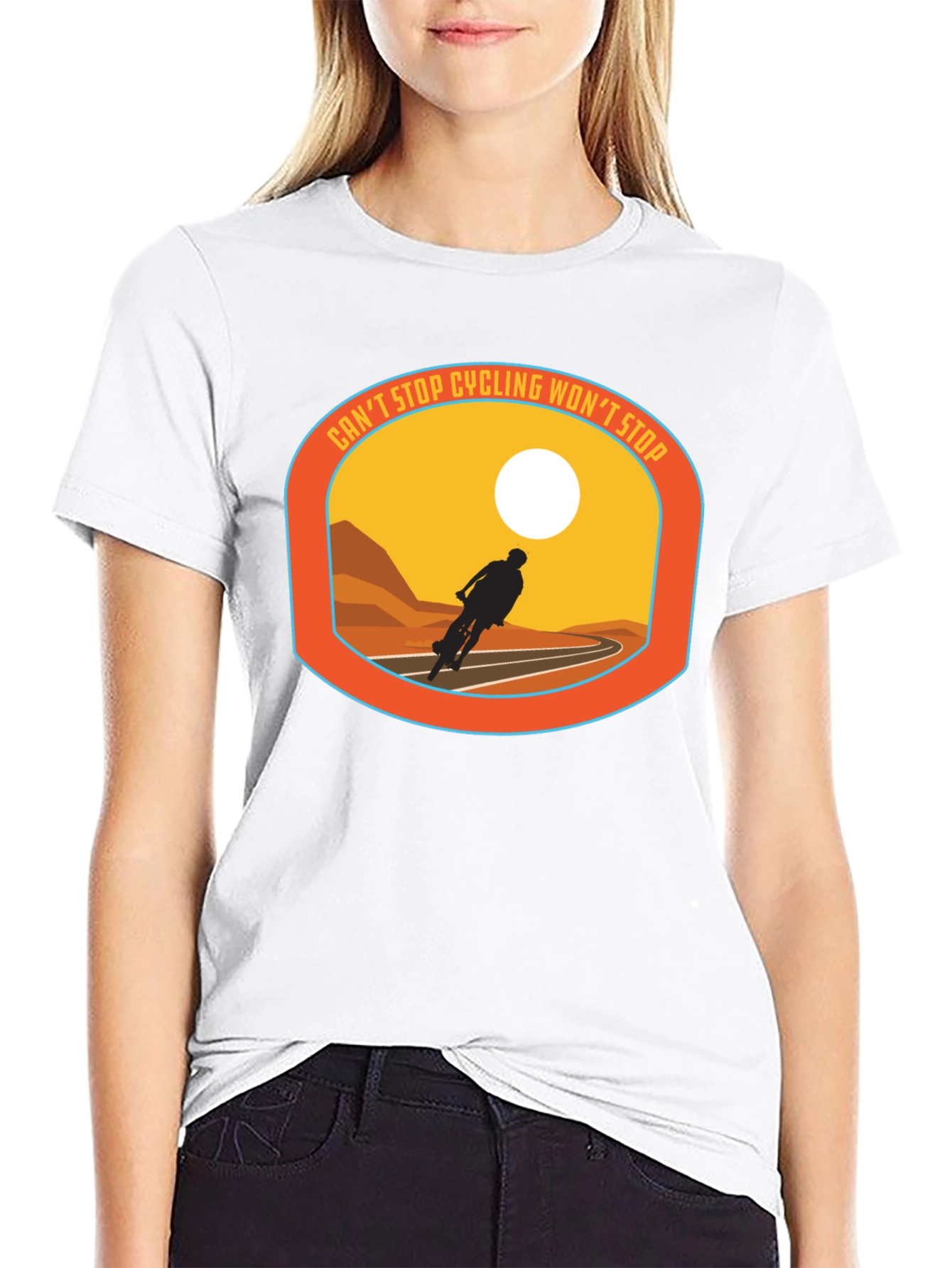 Cant Stop Cycling Graphic Tee