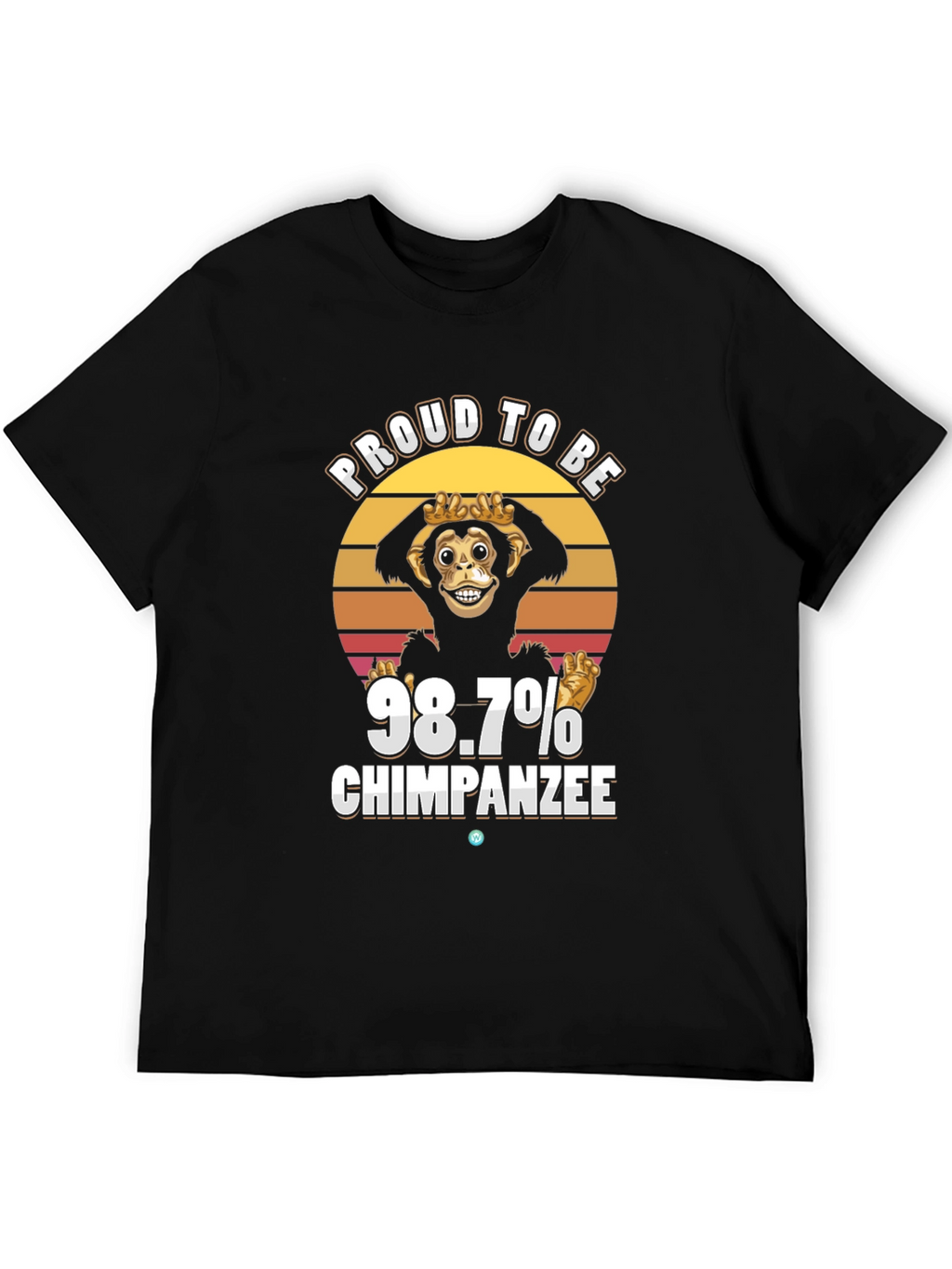 Proud 98.7% Chimpanzee T-Shirt Funny Ape Tee