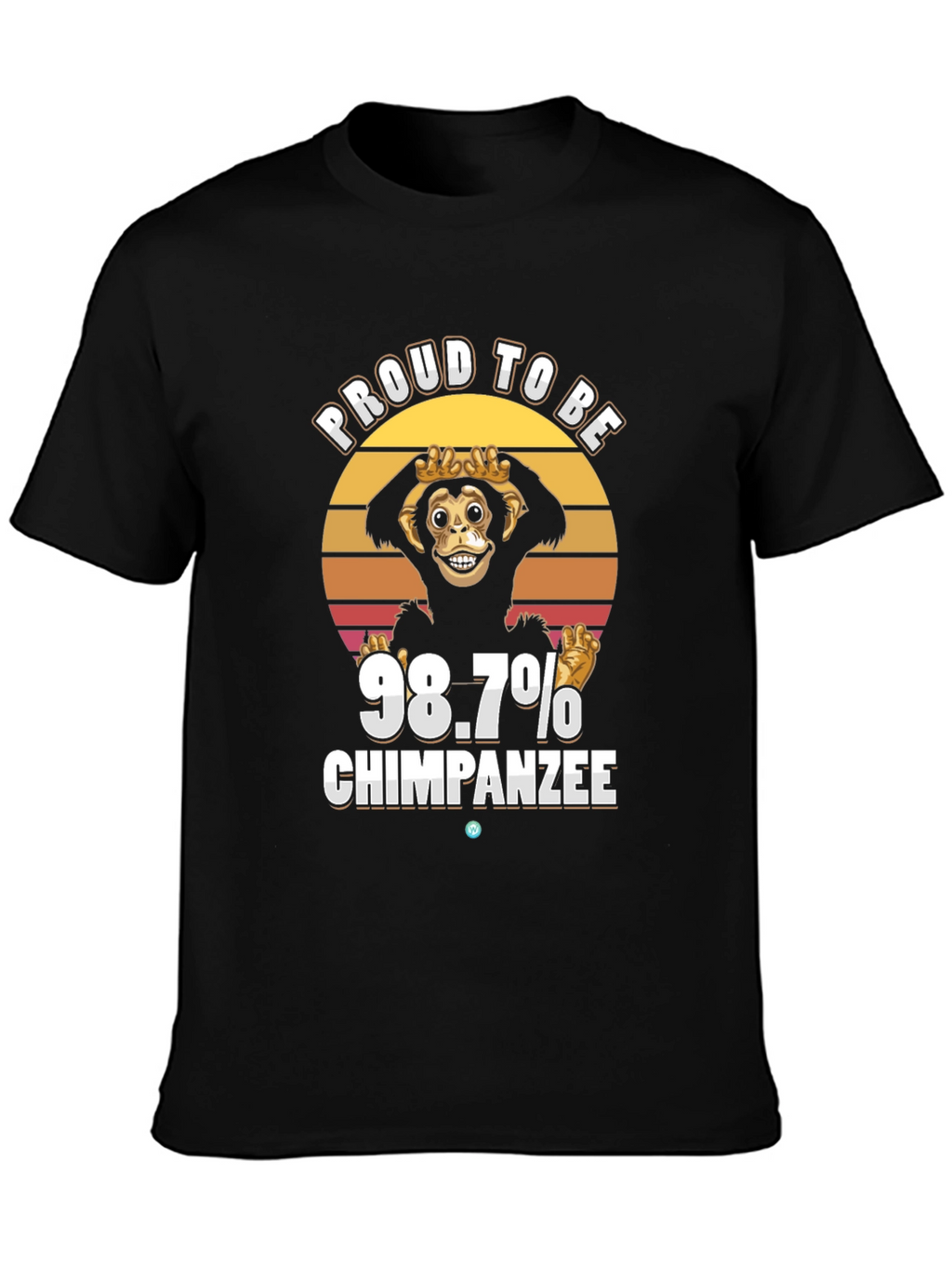 Proud 98.7% Chimpanzee T-Shirt Funny Ape Tee