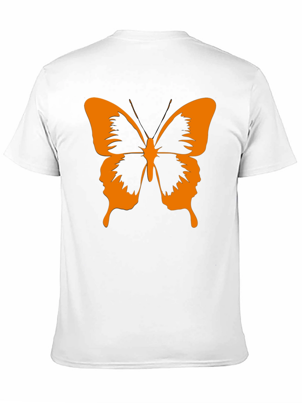 Butterfly Graphic Tee - Stylish Black Cotton T-Shirt