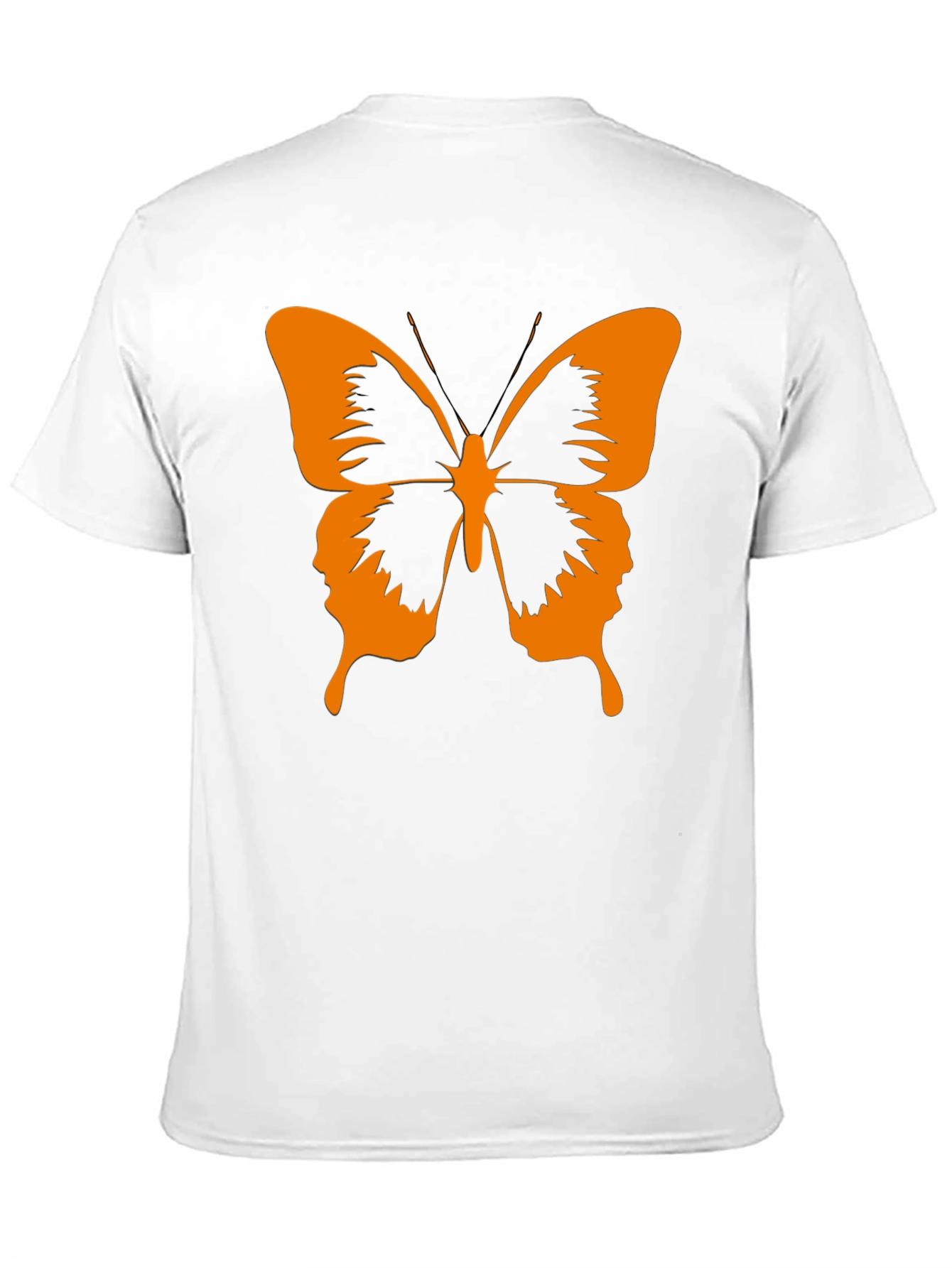 Butterfly Graphic Tee - Stylish Black Cotton T-Shirt