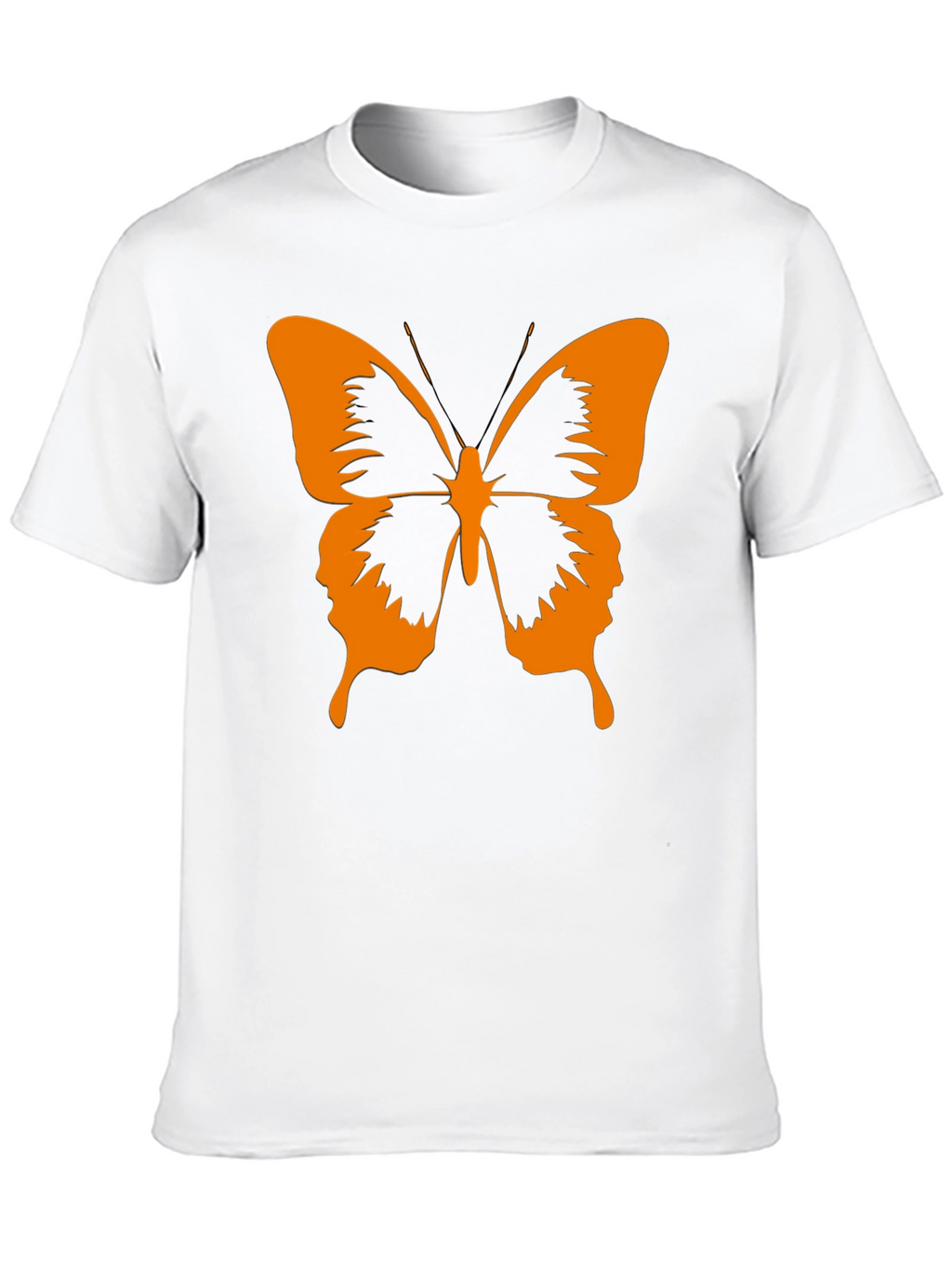 Butterfly Graphic Tee - Stylish Black Cotton T-Shirt