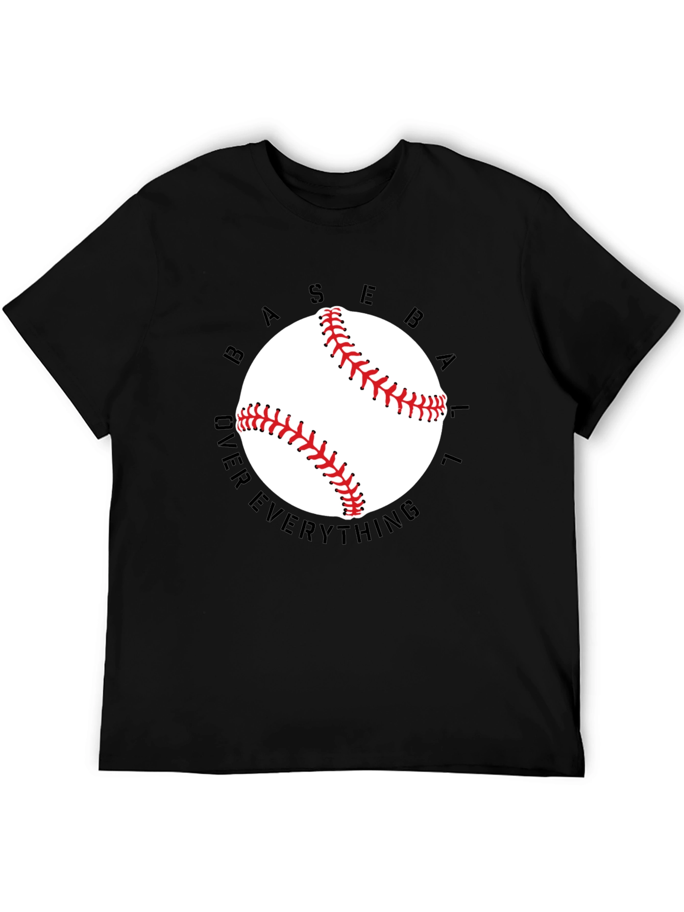 Baseball Over Everything Graphic T-Shirt