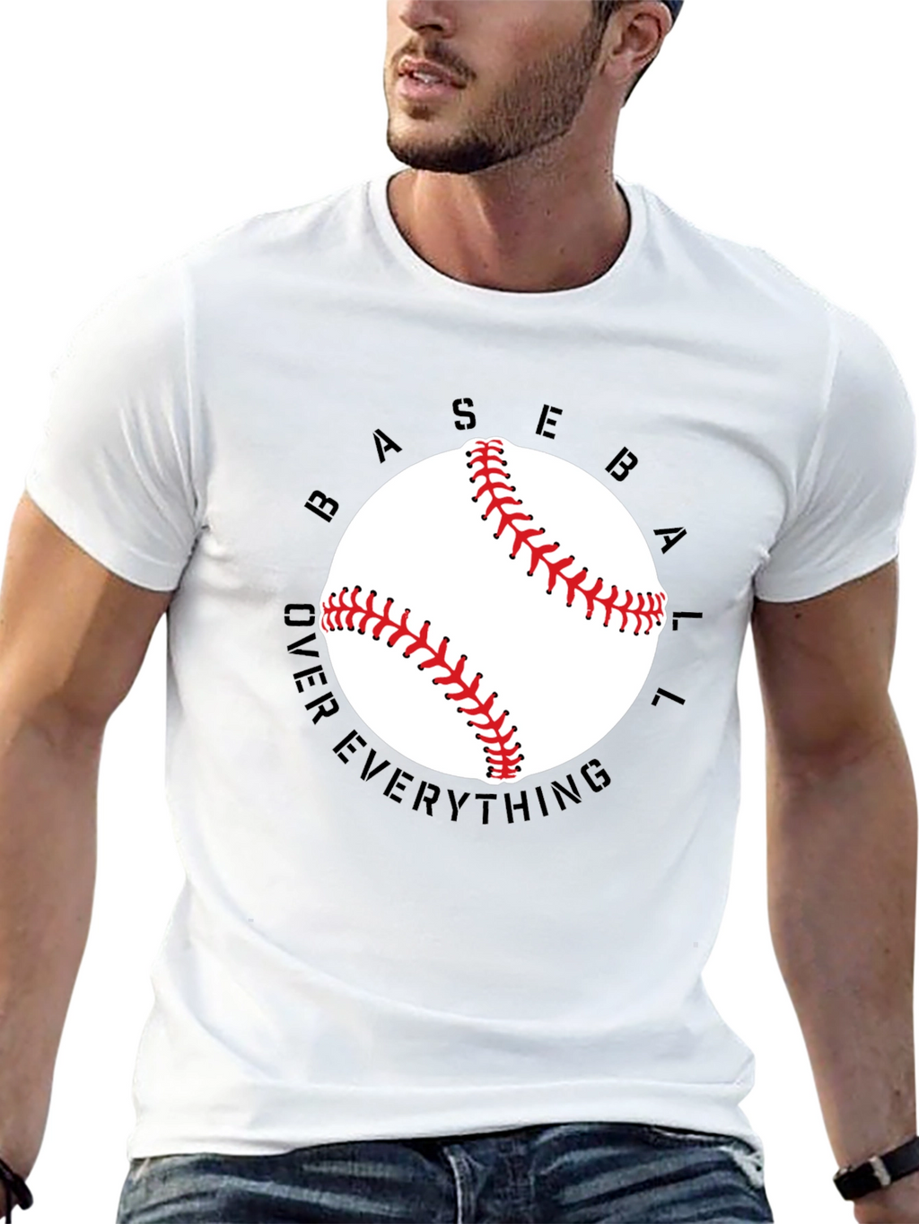 Baseball Over Everything Graphic T-Shirt