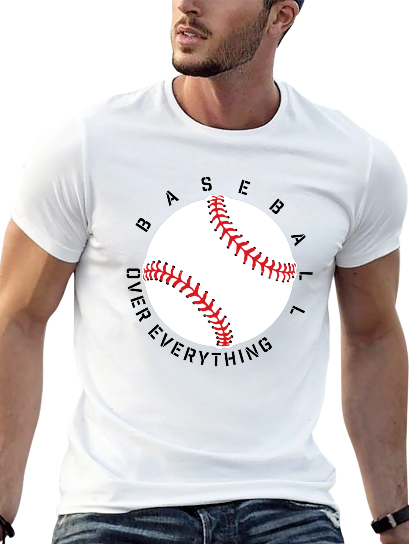 Baseball Over Everything Graphic T-Shirt