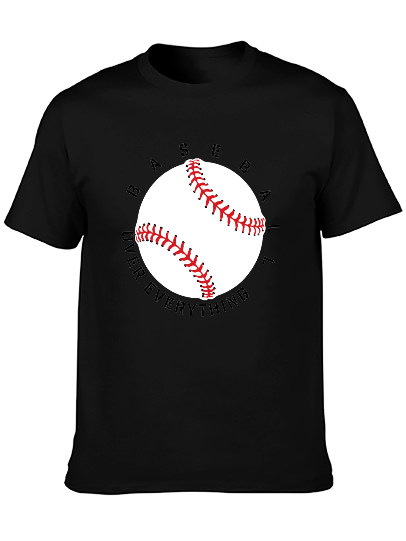 Baseball Over Everything Graphic T-Shirt