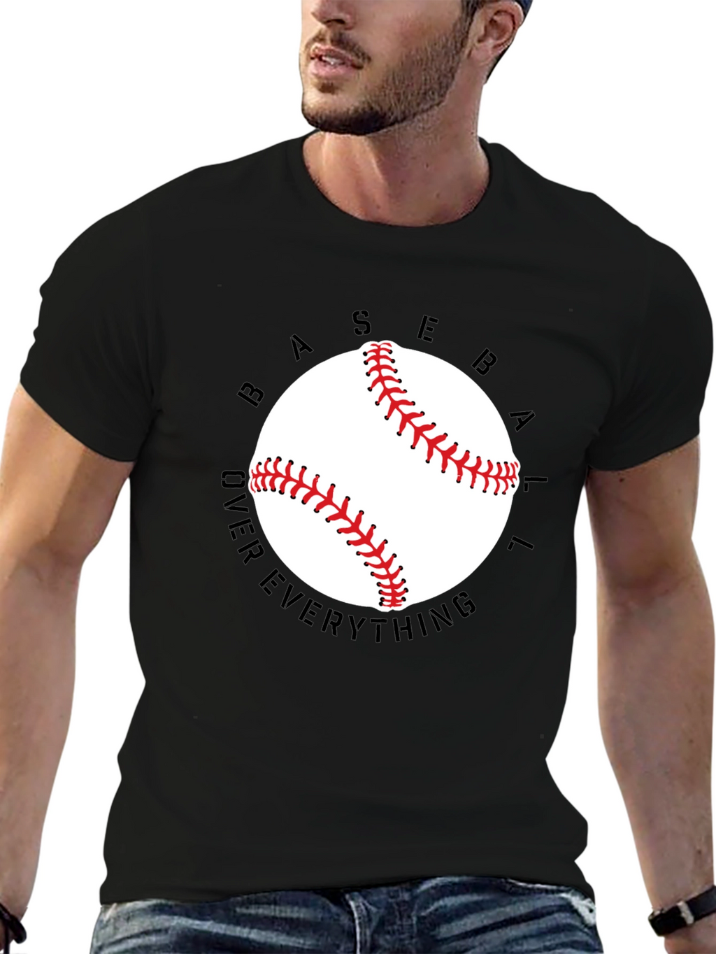 Baseball Over Everything Graphic T-Shirt