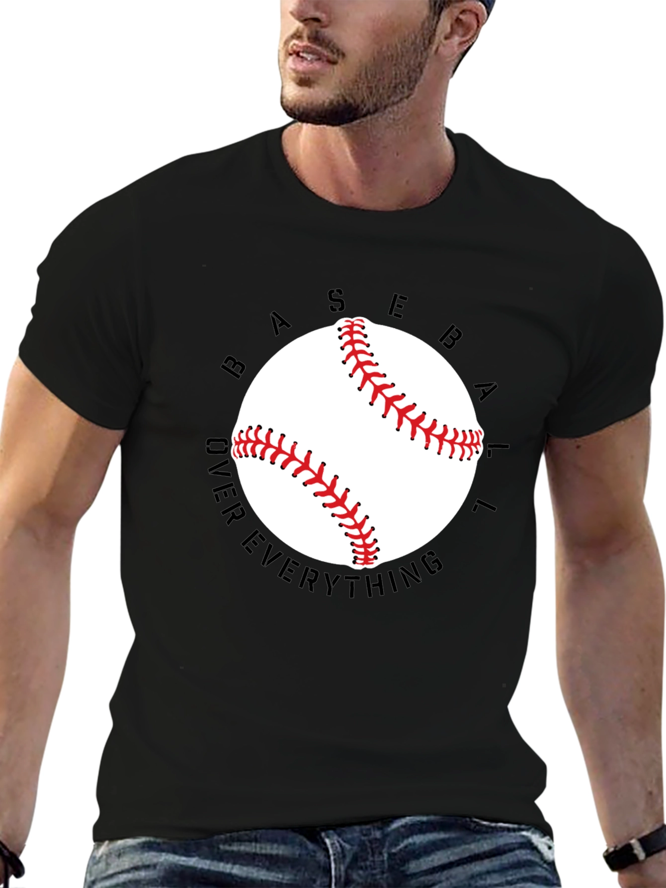 Baseball Over Everything Graphic T-Shirt