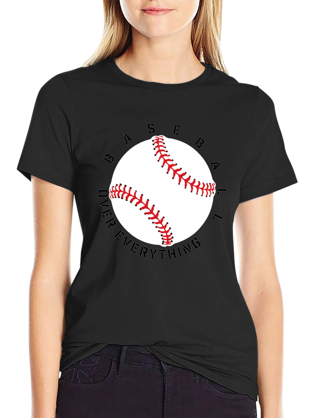 Baseball Over Everything Graphic T-Shirt