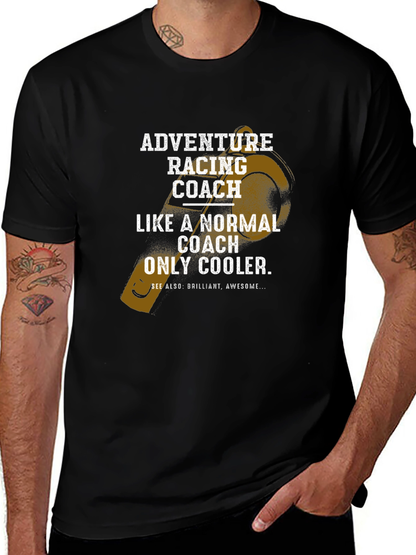 Adventure Racing Coach T-Shirt - Cool Coach Design