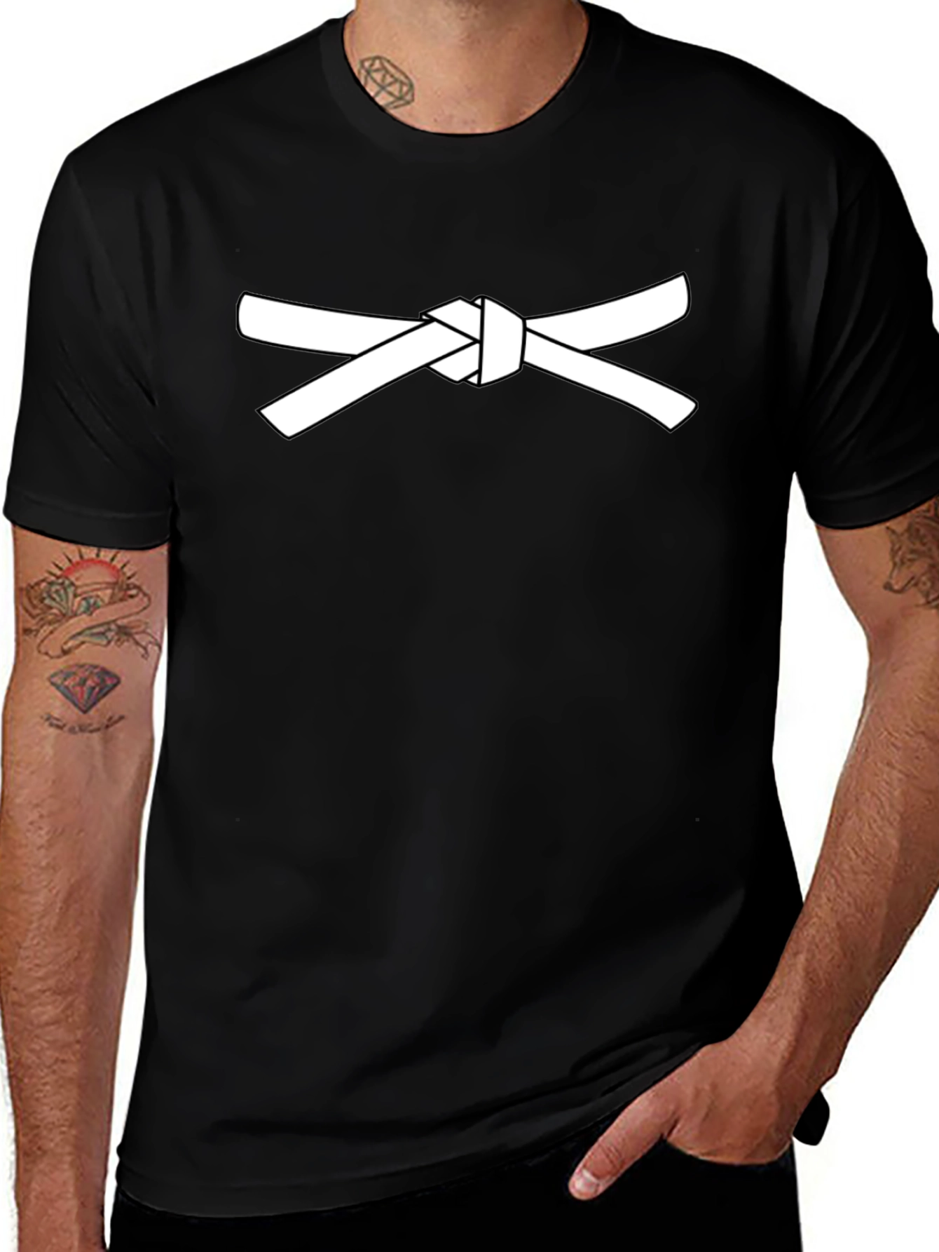 Karate Belt Graphic Tee - Martial Arts T-Shirt