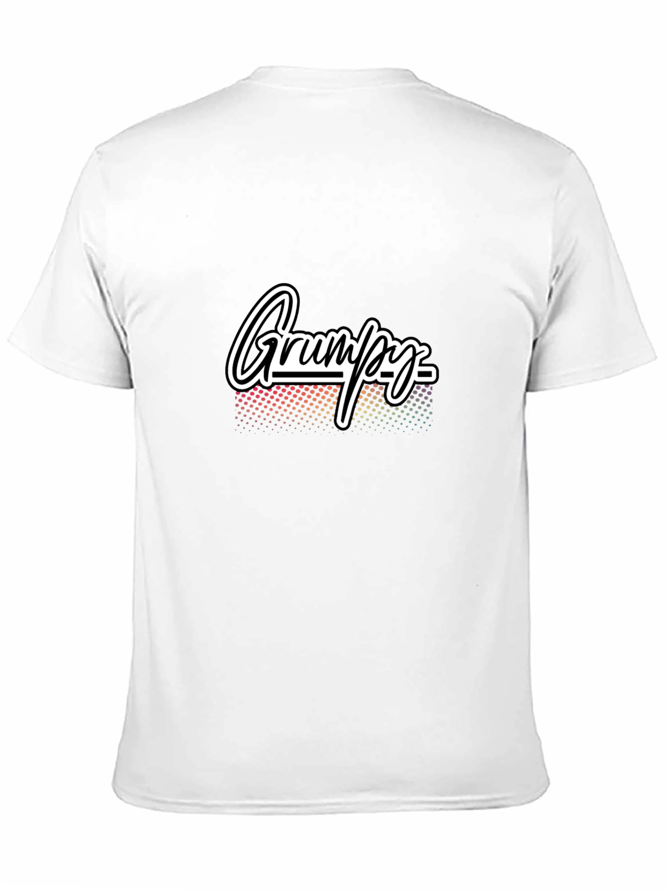 Grumpy Graphic Tee - Mens Black Cotton T-Shirt