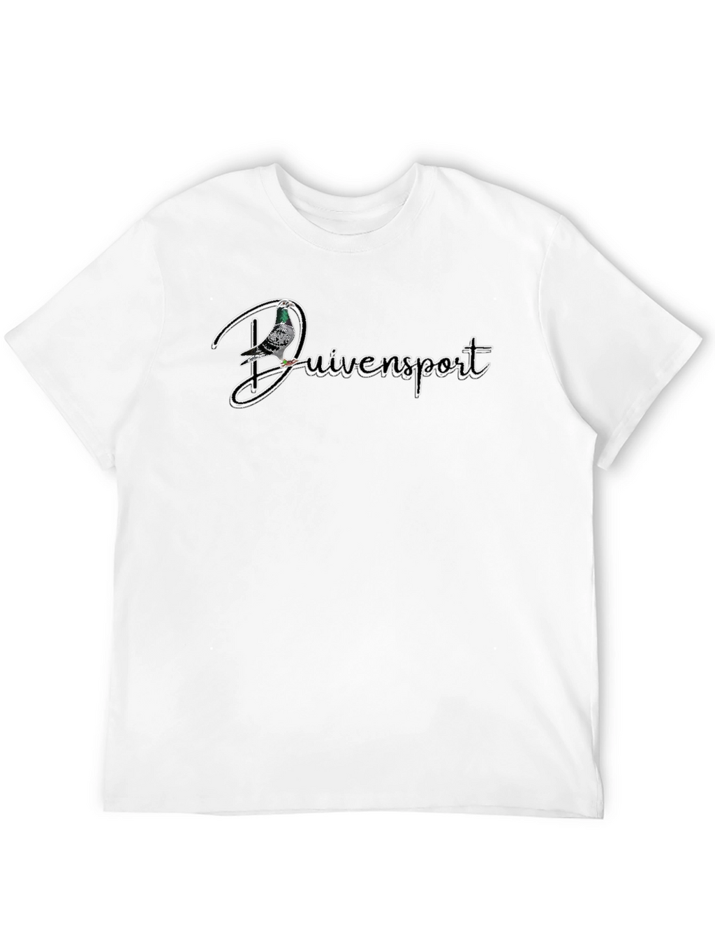 Duivensport Pigeon Graphic Tee - Black