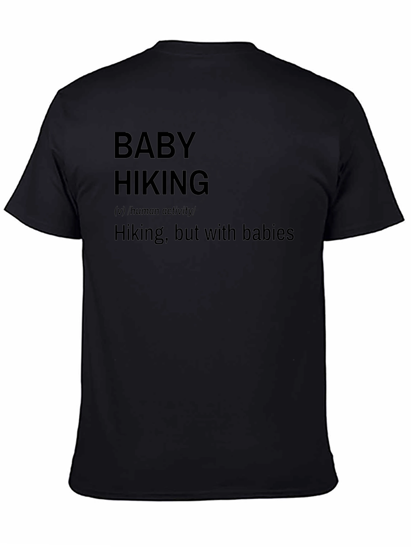 Baby Hiking Definition T-Shirt - Novelty Graphic Tee