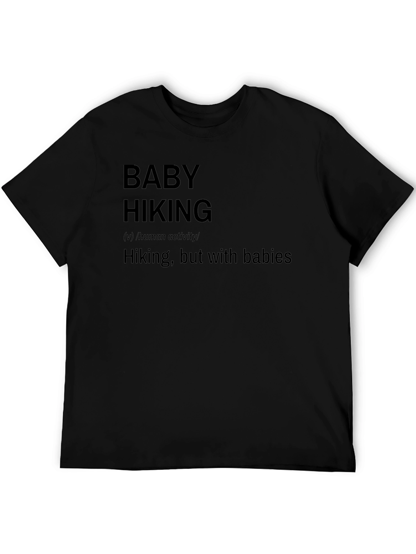 Baby Hiking Definition T-Shirt - Novelty Graphic Tee