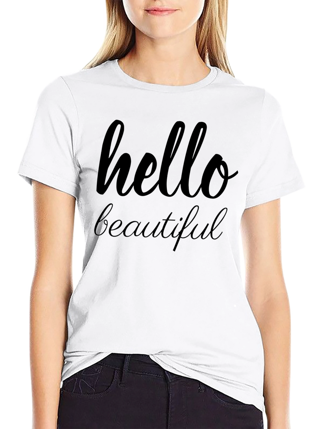 Hello Beautiful Graphic T-Shirt