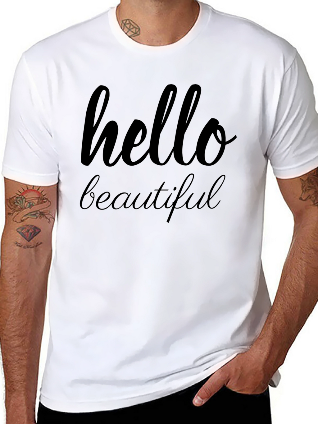 Hello Beautiful Graphic T-Shirt