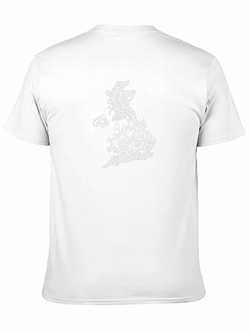 United Kingdom Map T-Shirt - Black