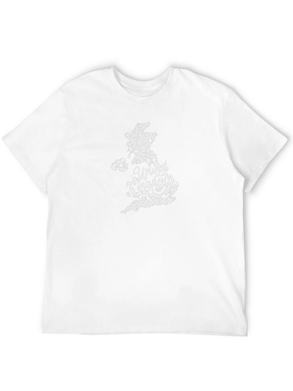 United Kingdom Map T-Shirt - Black