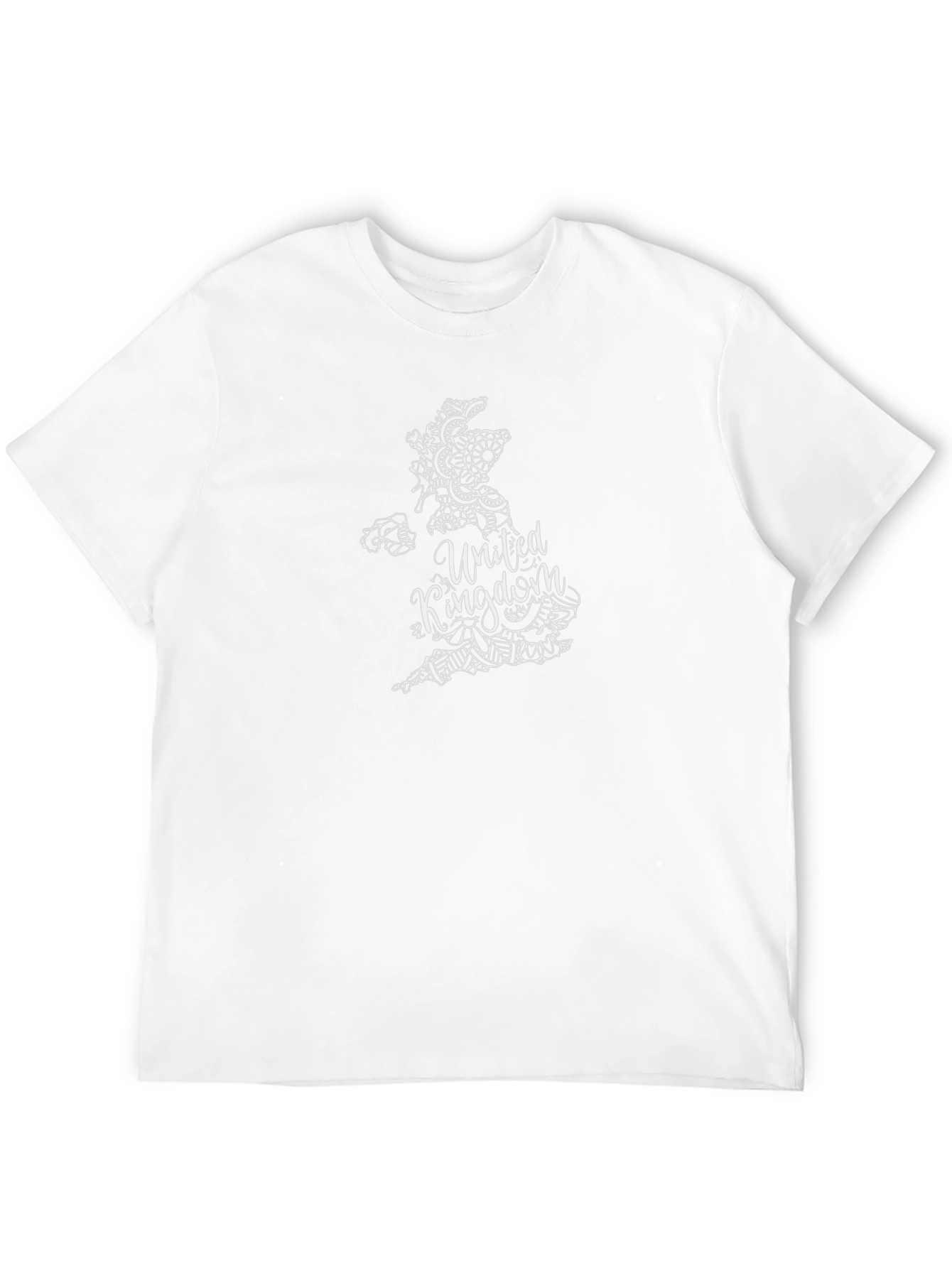 United Kingdom Map T-Shirt - Black