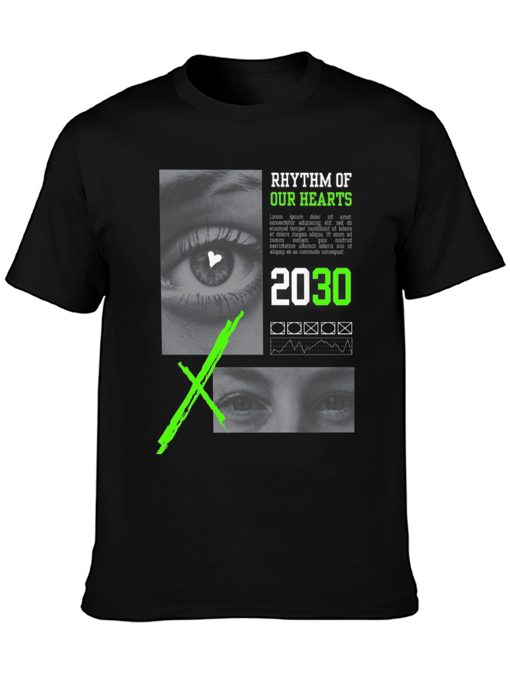 Rhythm of Our Hearts 2030 Graphic Tee