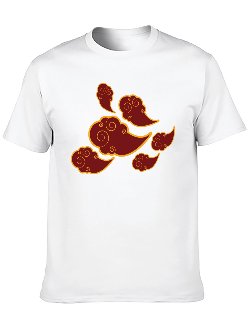 Asian Clouds Graphic Tee - Black