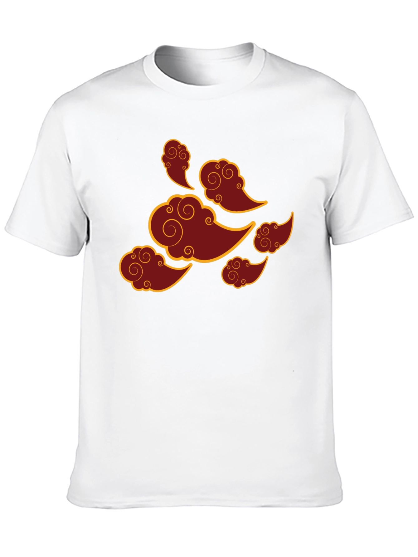 Asian Clouds Graphic Tee - Black