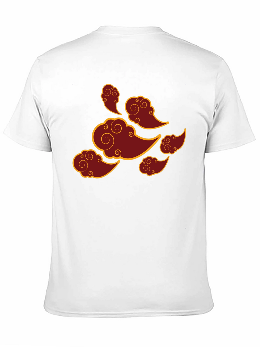 Asian Clouds Graphic Tee - Black