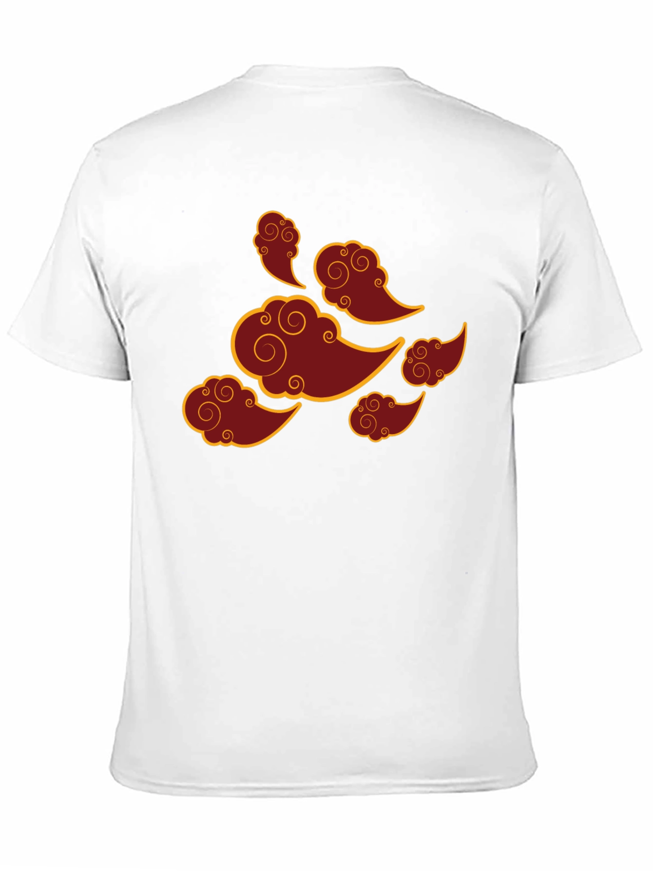 Asian Clouds Graphic Tee - Black