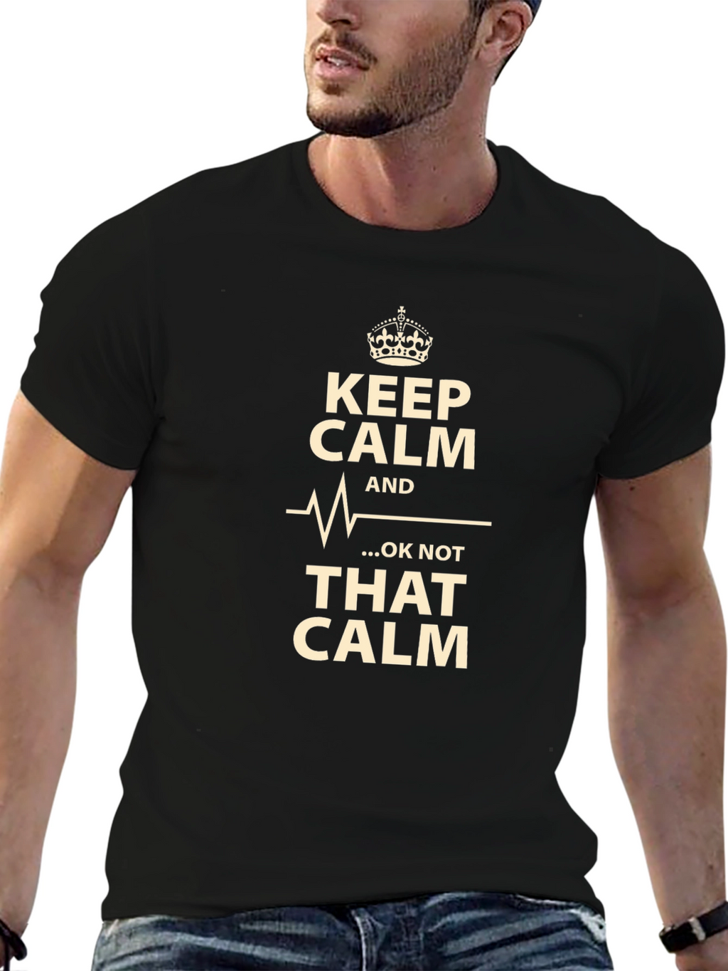 Keep Calm T-Shirt - Humorous Graphic Tee