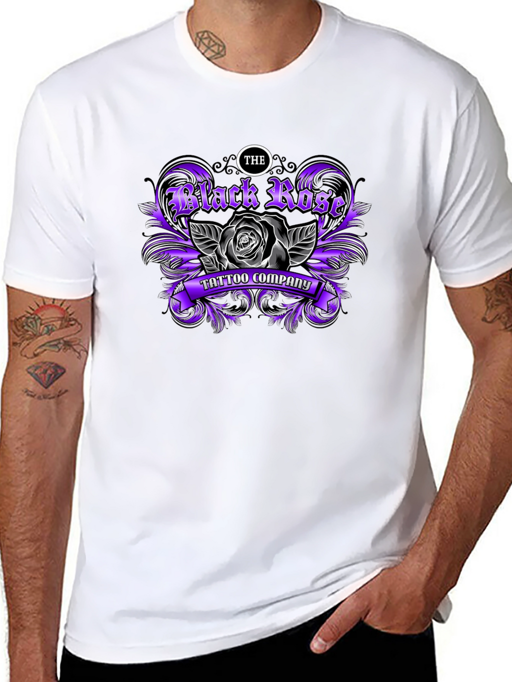 The Black Rose Tattoo Company T-Shirt