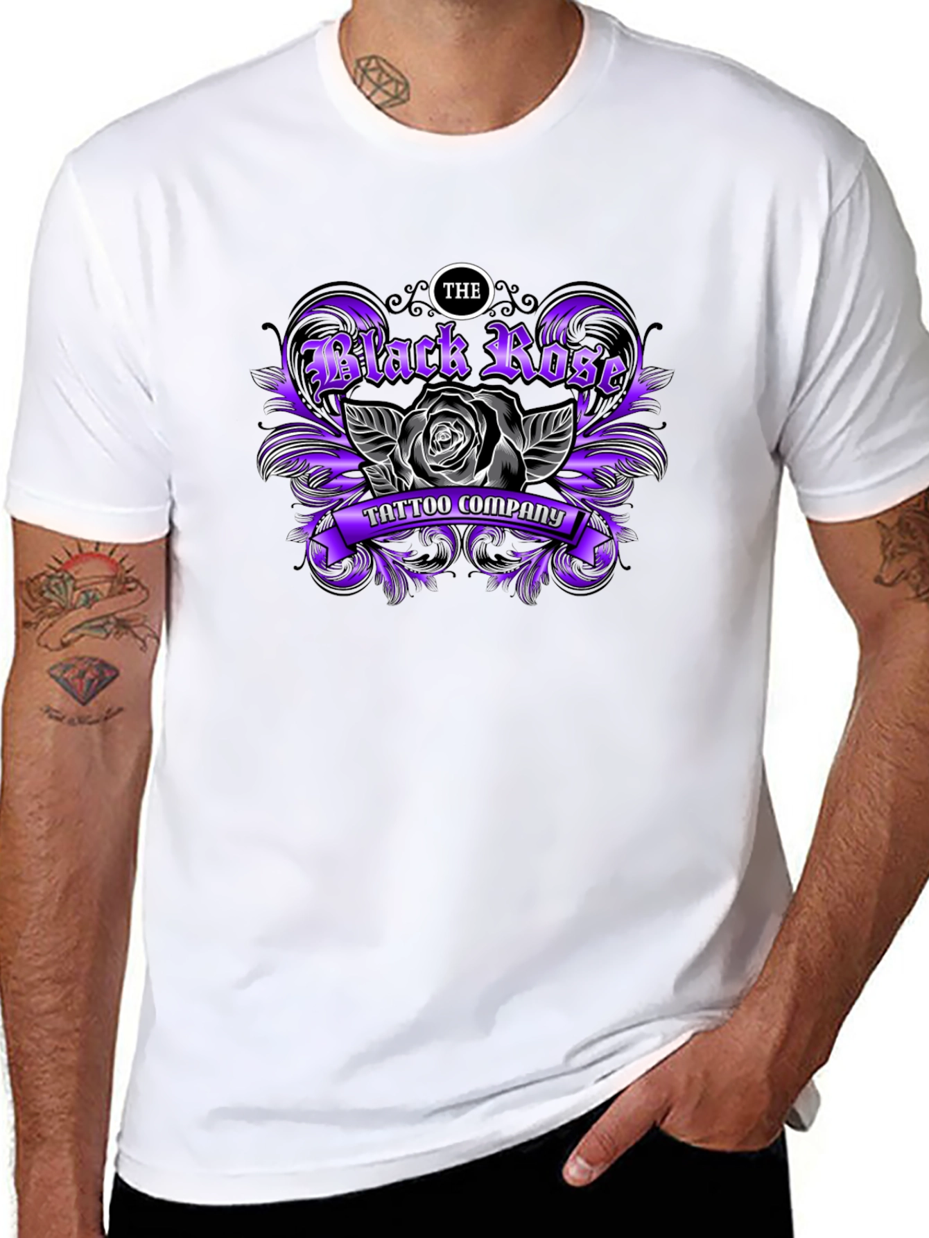 The Black Rose Tattoo Company T-Shirt