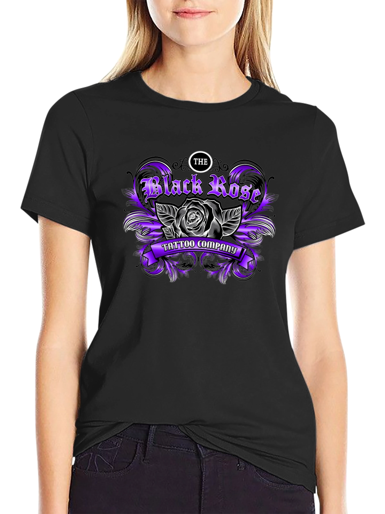 The Black Rose Tattoo Company T-Shirt
