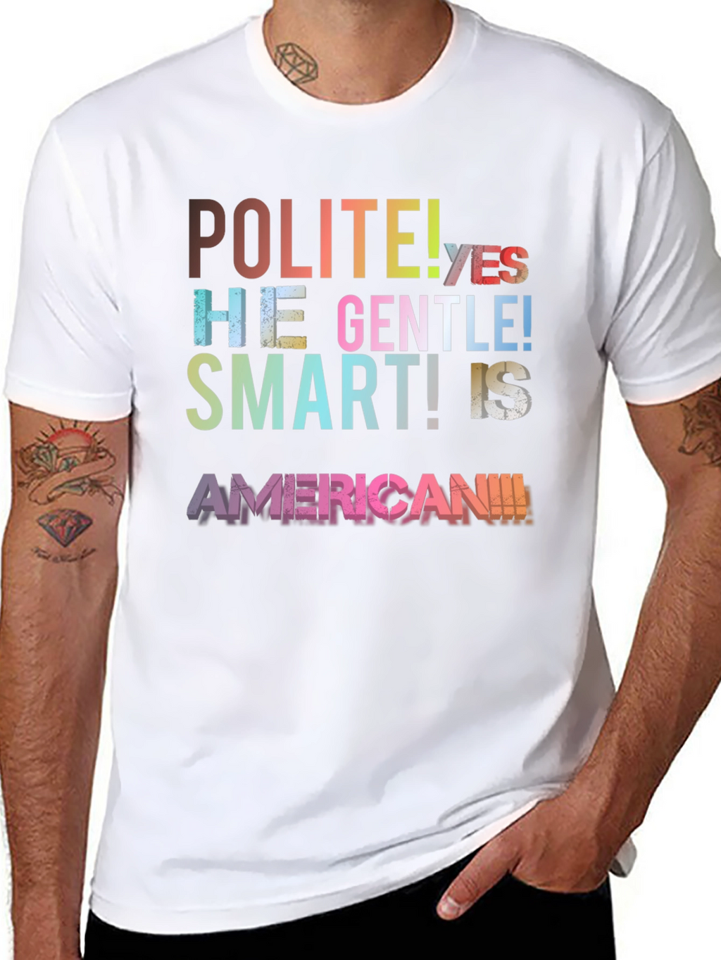 Polite Gentle Smart American T-Shirt